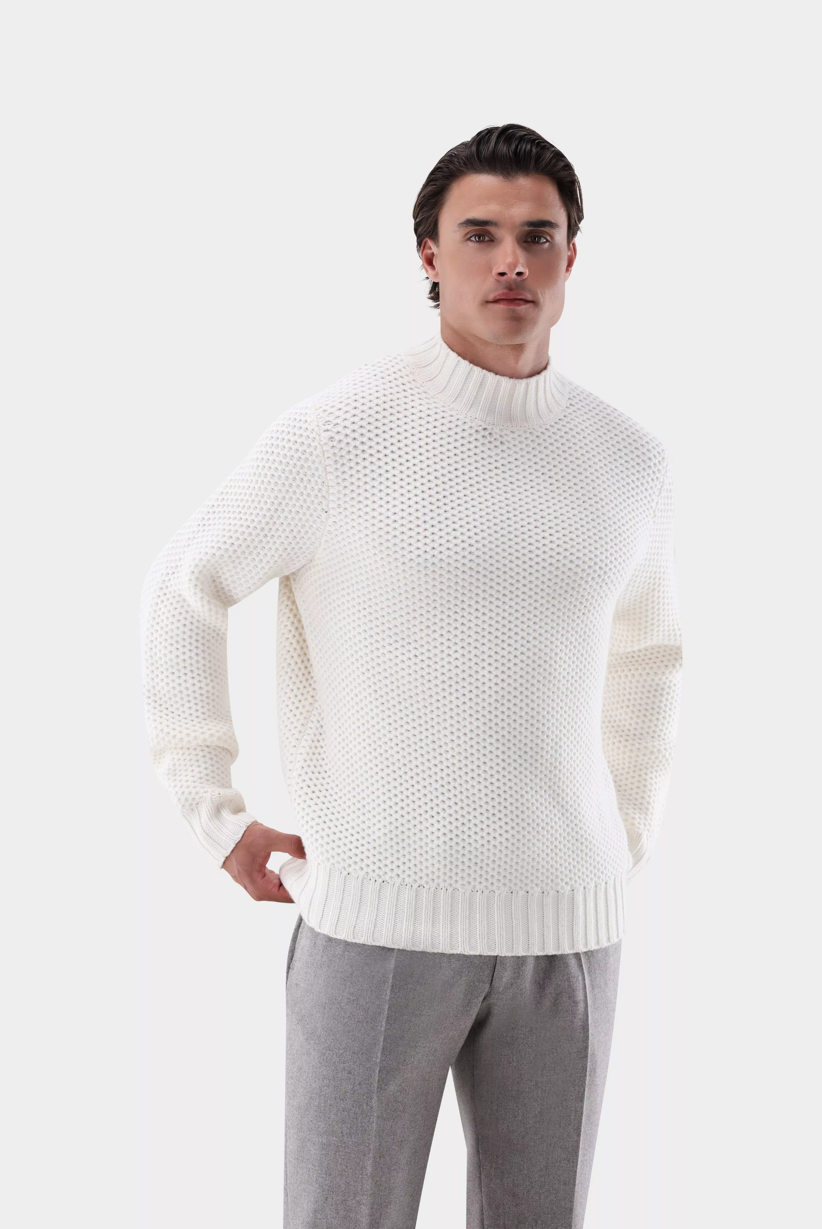 свитер SERTO бежевый SERTO_S00348_100 ,photo 1