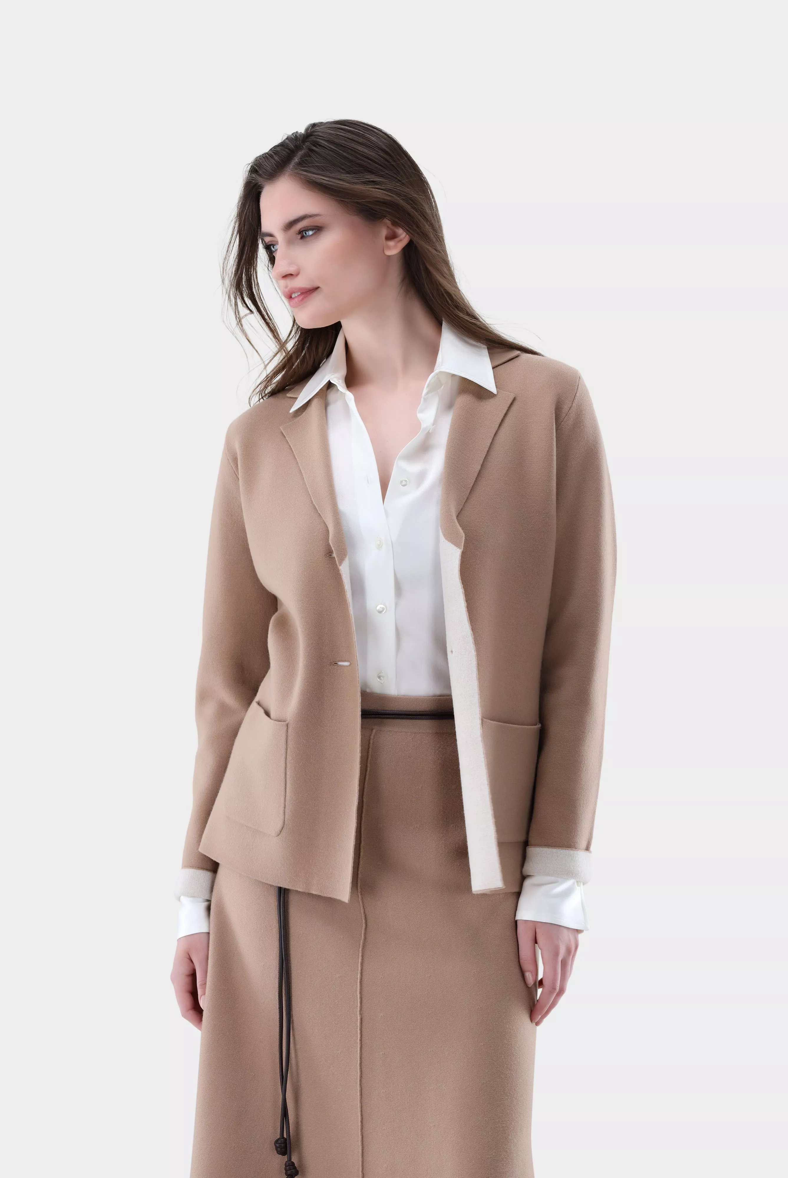 кардиган SIBENA бежевый SIBENA_S00329_131 ,photo 1