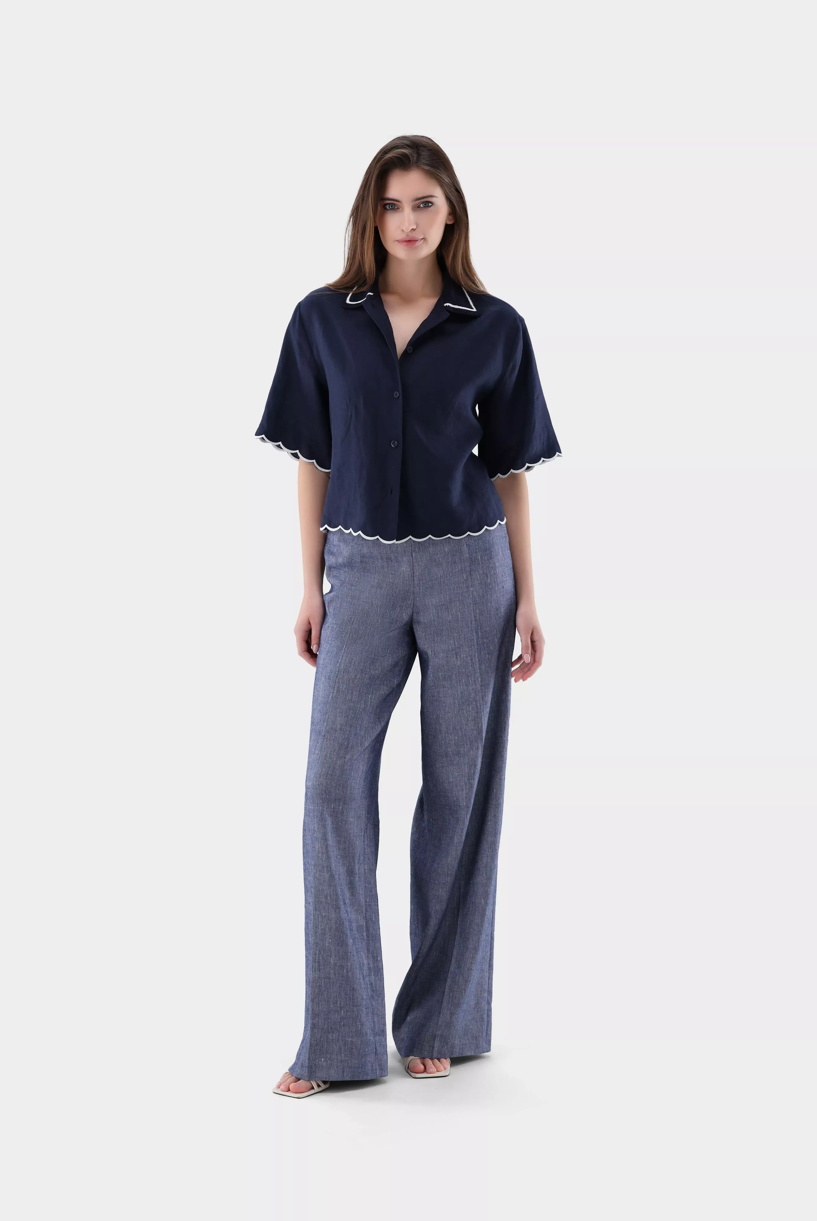 блузка TAISHA CE темно-синий TAISHA-CE_Z20143_790 ,photo 5