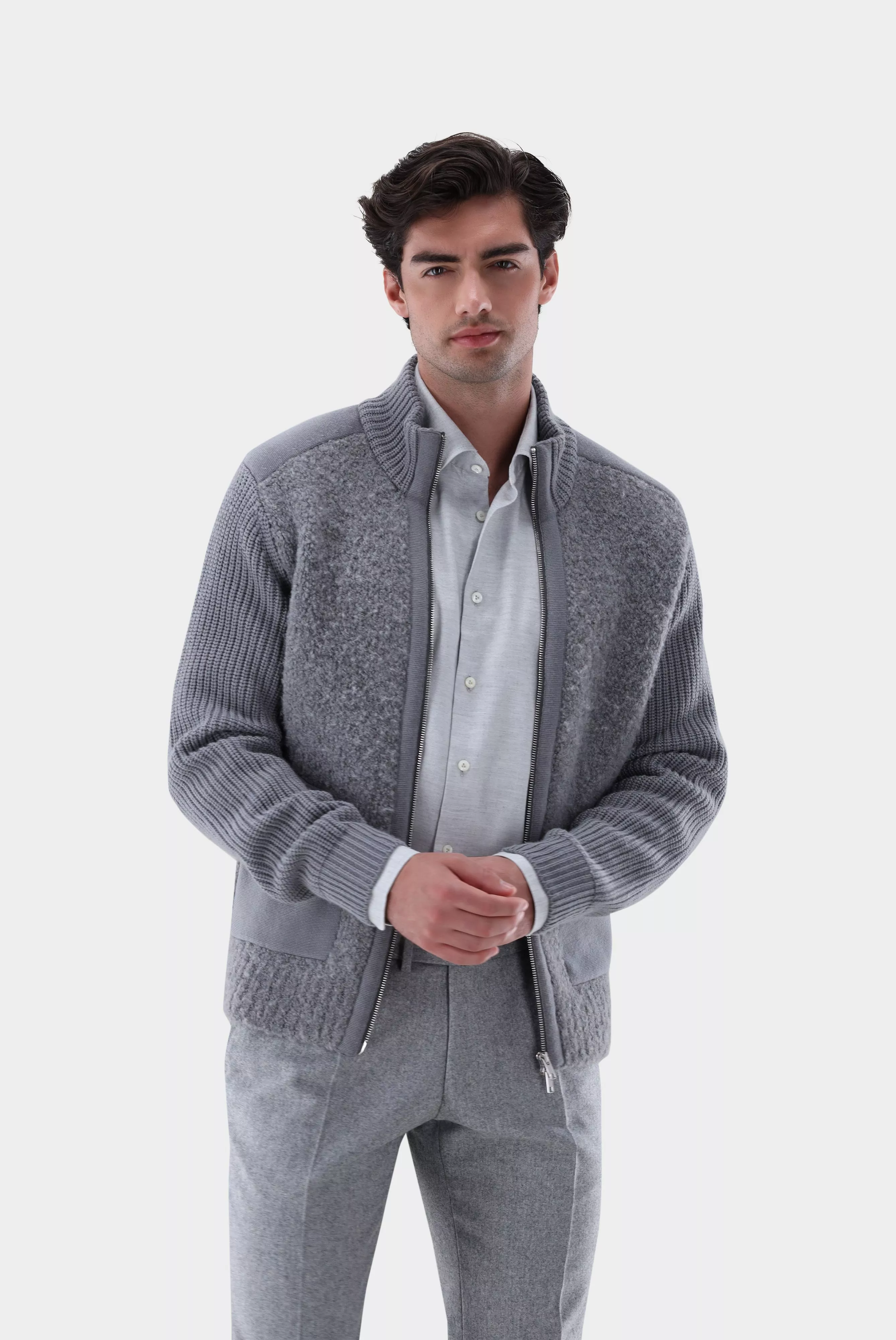 кардиган SADAL F серый SADAL-F_S00331_040 ,photo 1