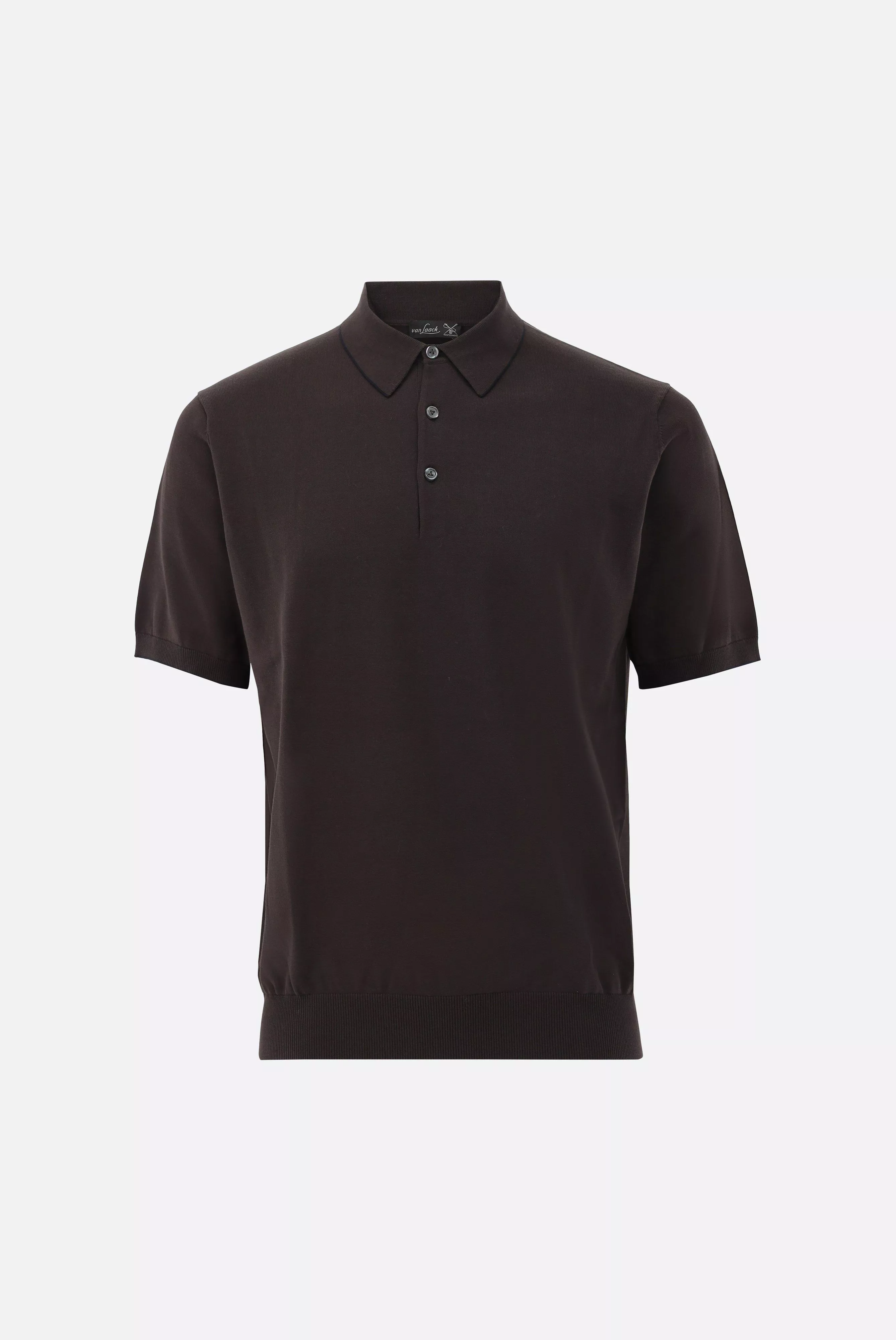 рубашка-поло SANDRO SBF коричневый SANDRO-SBF_S00301_197 ,photo 1