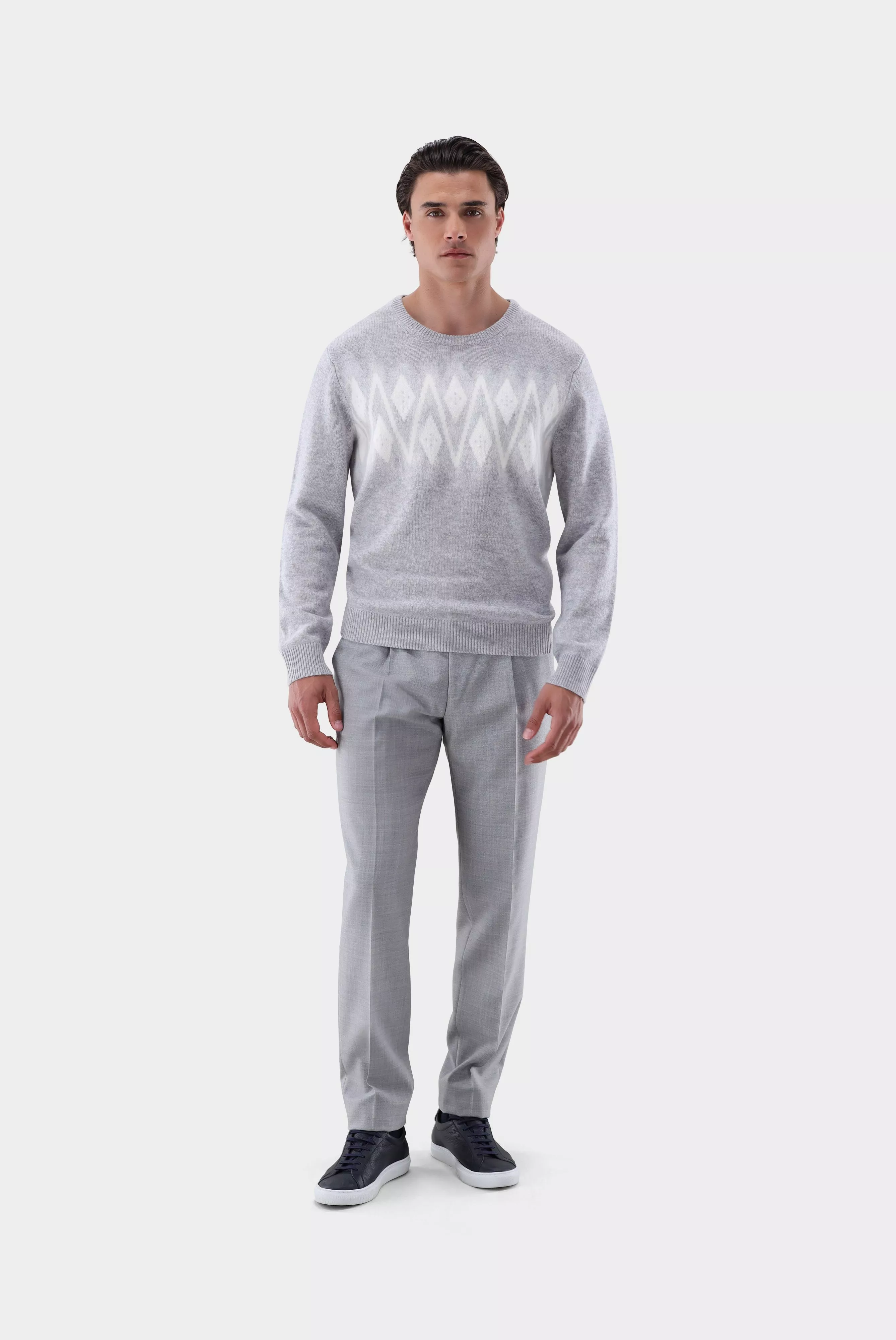 джемпер SINDO F серый SINDO-F_S00349_031 ,photo 4