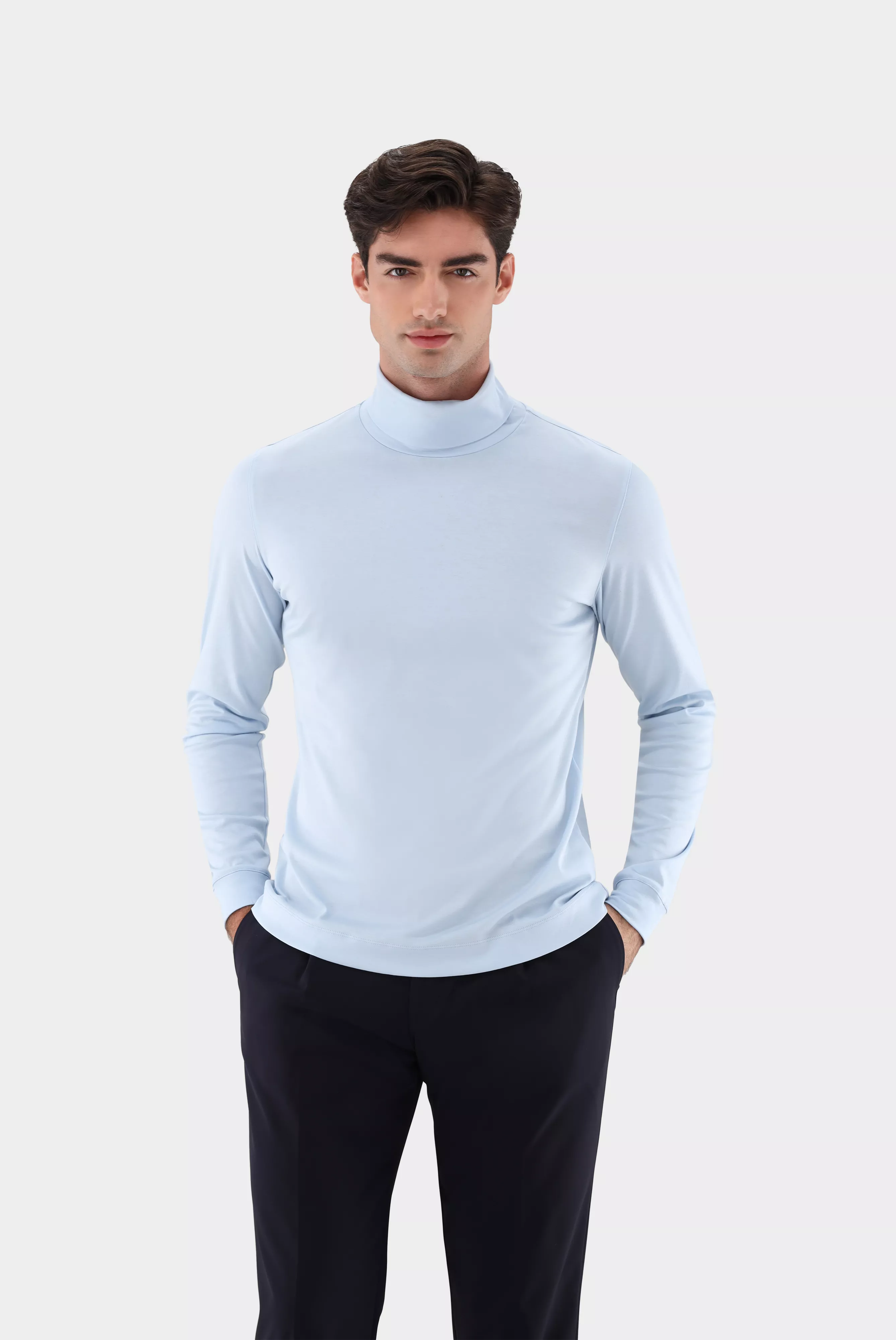 водолазка PELINO1 голубой PELINO1_180031_730 ,photo 1