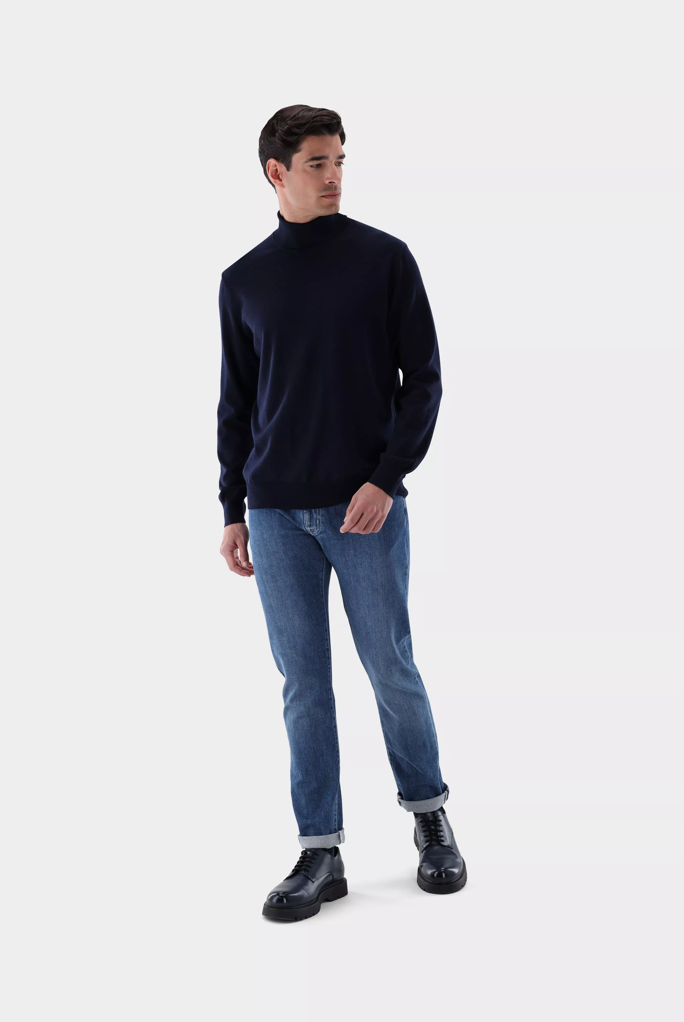 джемпер SAINI темно-синий SAINI_S00176_790 ,photo 4