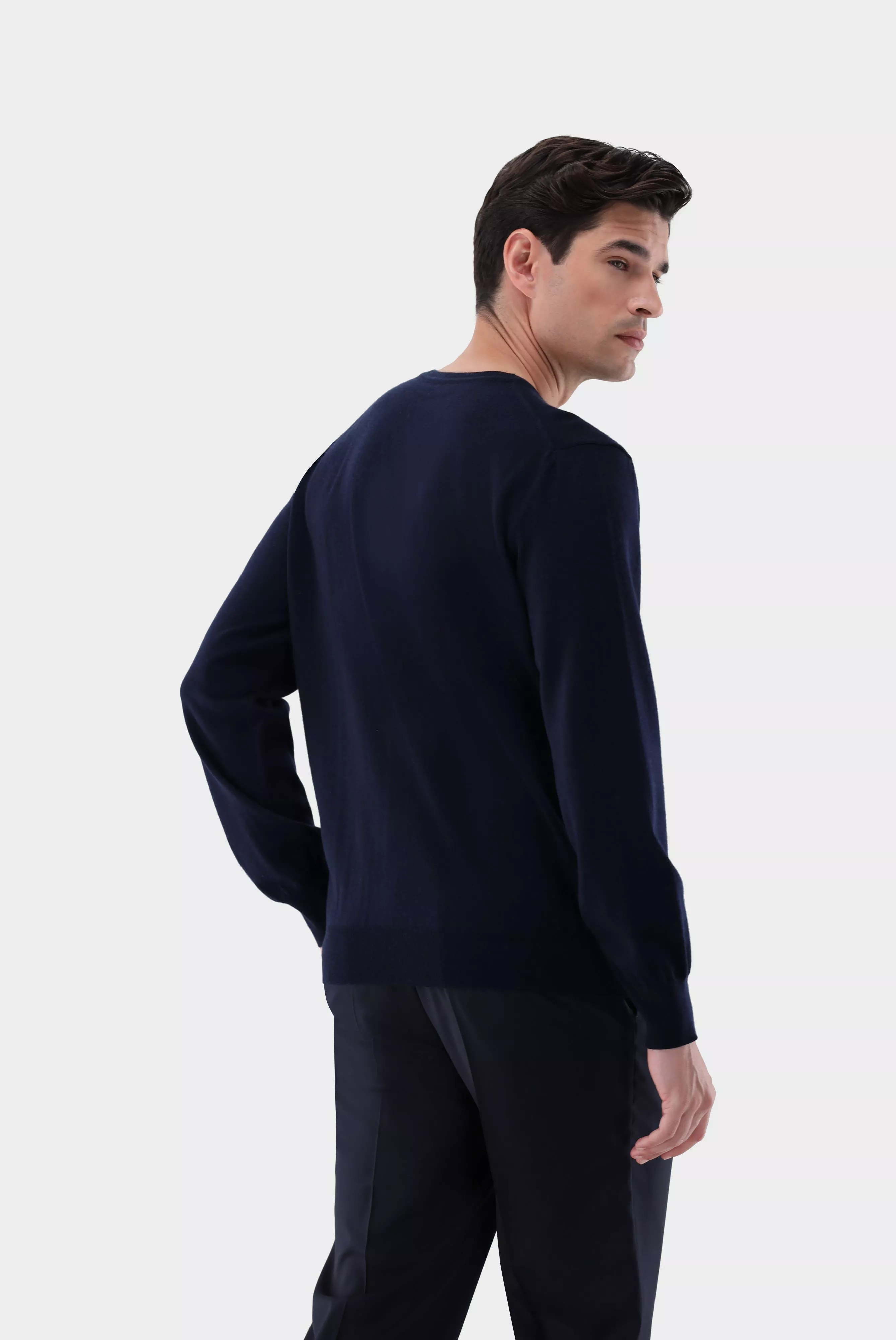 свитер SINDO темно-синий SINDO_S00176_790 ,photo 4