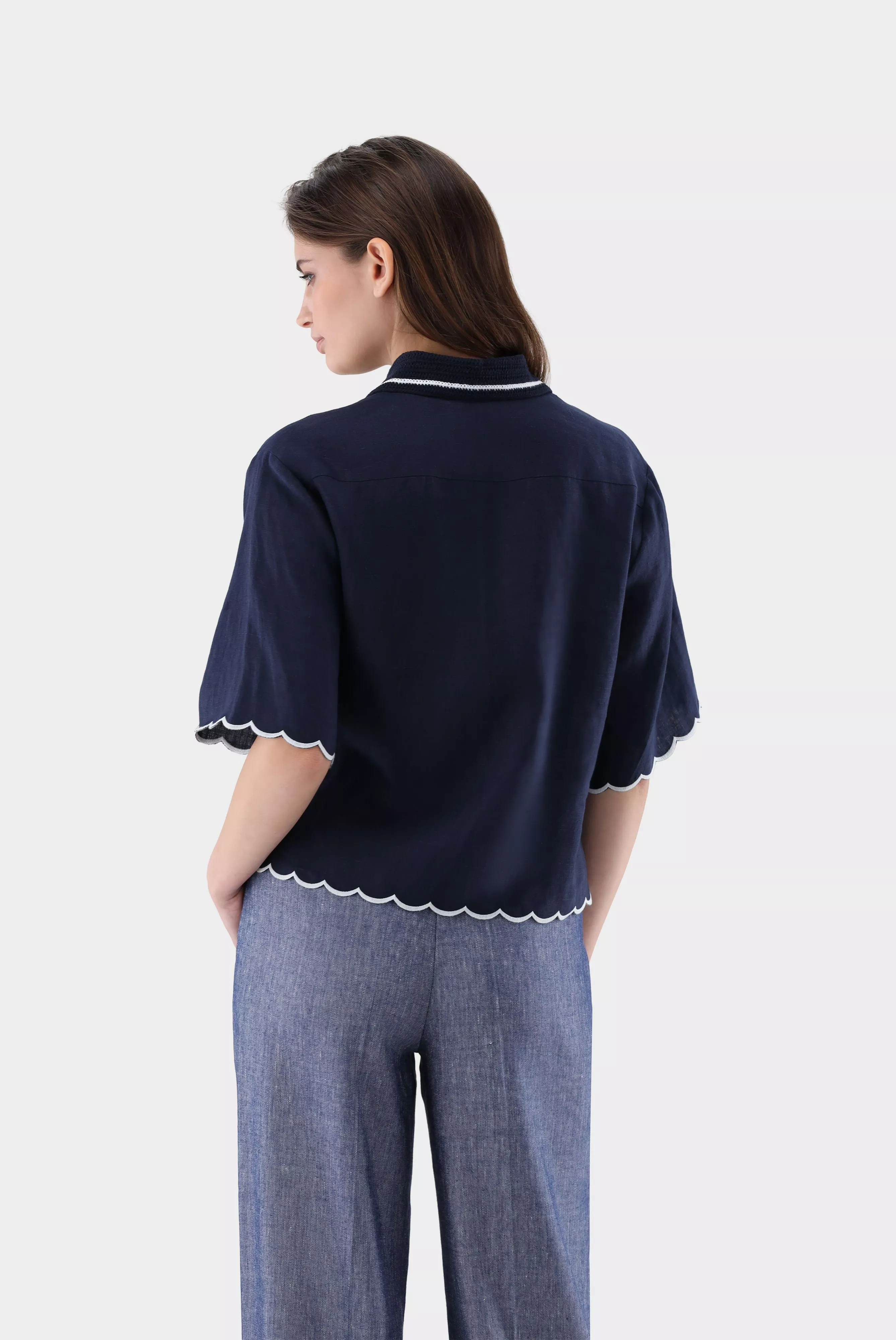 блузка TAISHA CE темно-синий TAISHA-CE_Z20143_790 ,photo 6