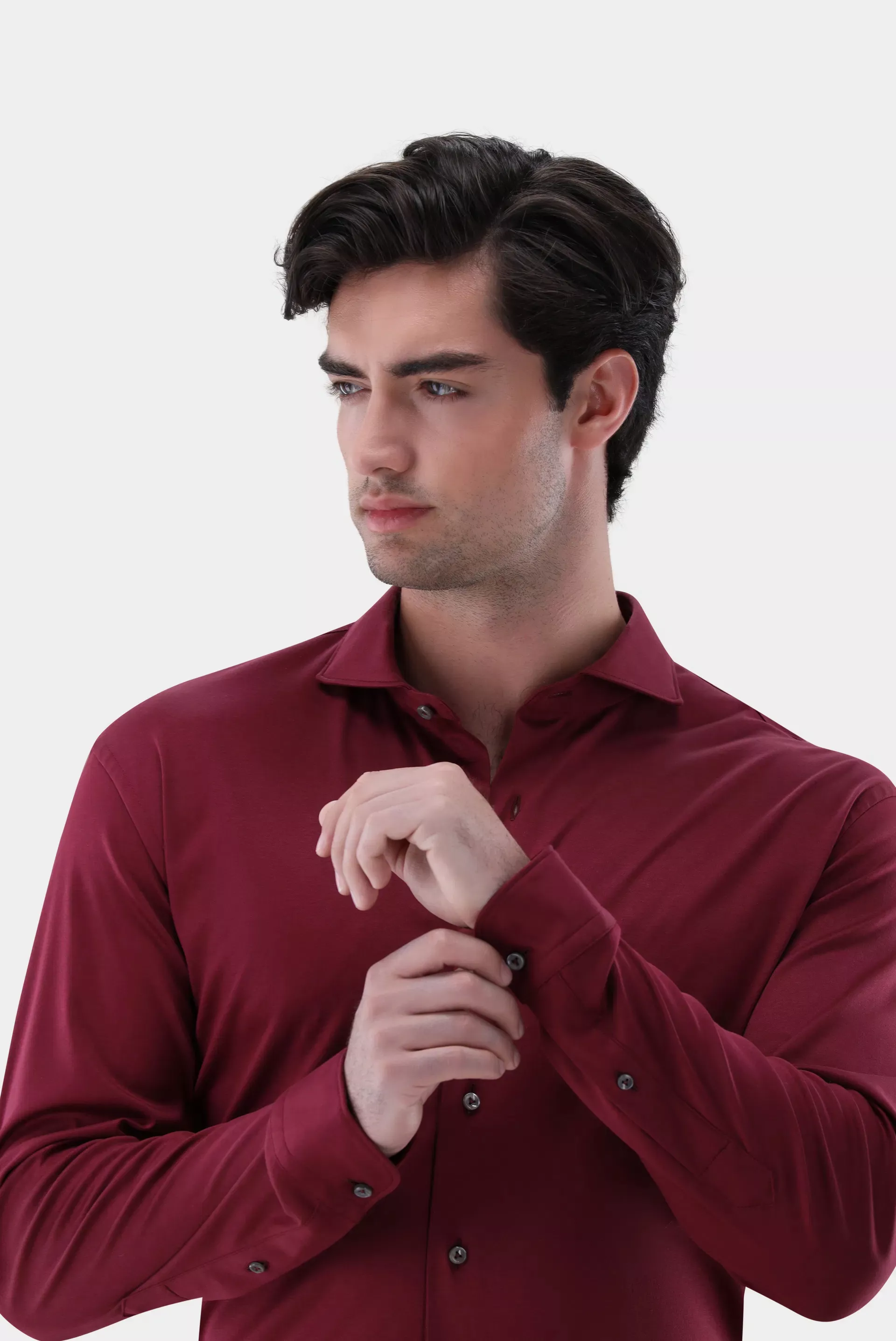 рубашка PER L бордовый PER-L_180031_590 ,photo 2