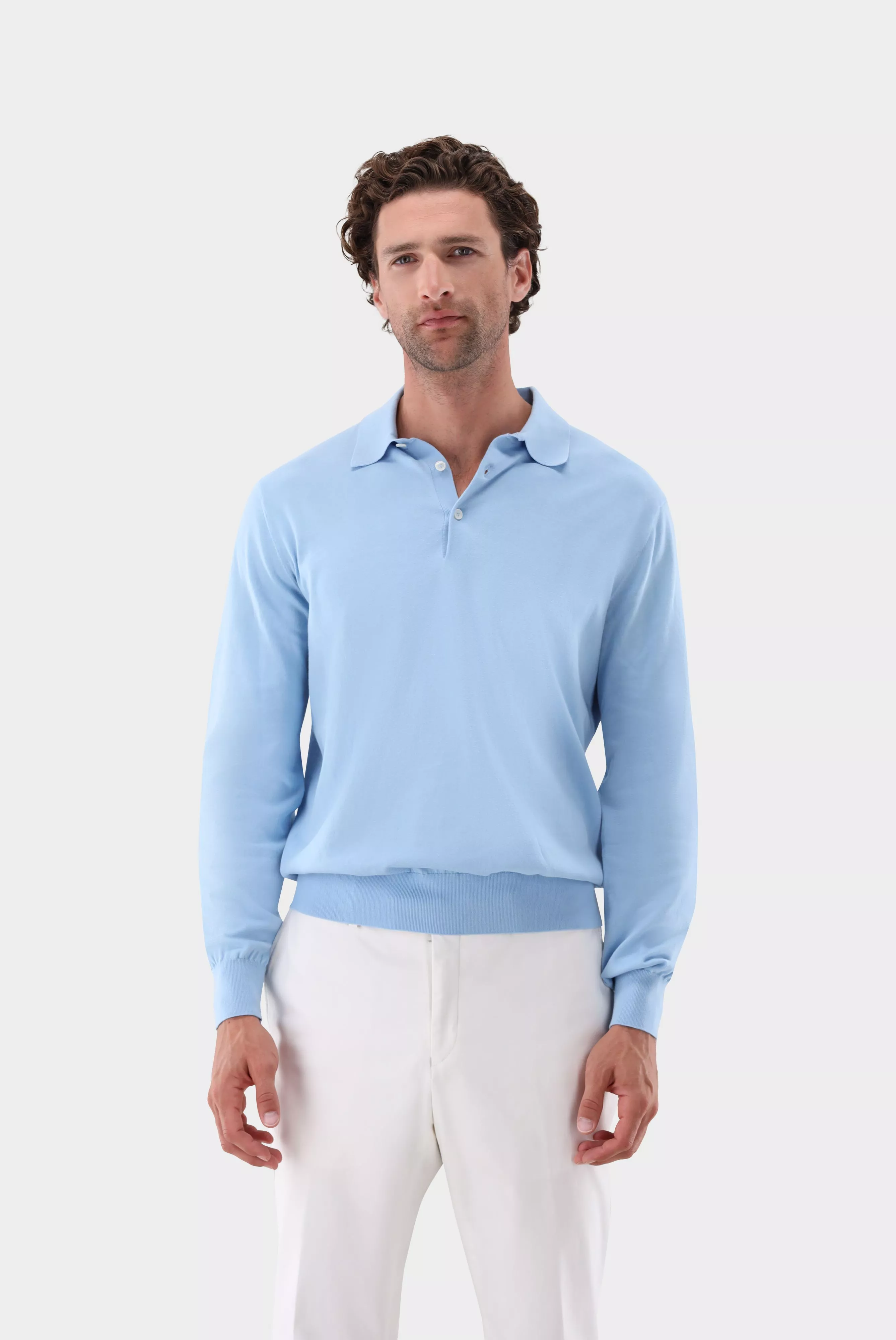 джемпер-поло SABRI SB голубой SABRI-SB_S00376_730 ,photo 1