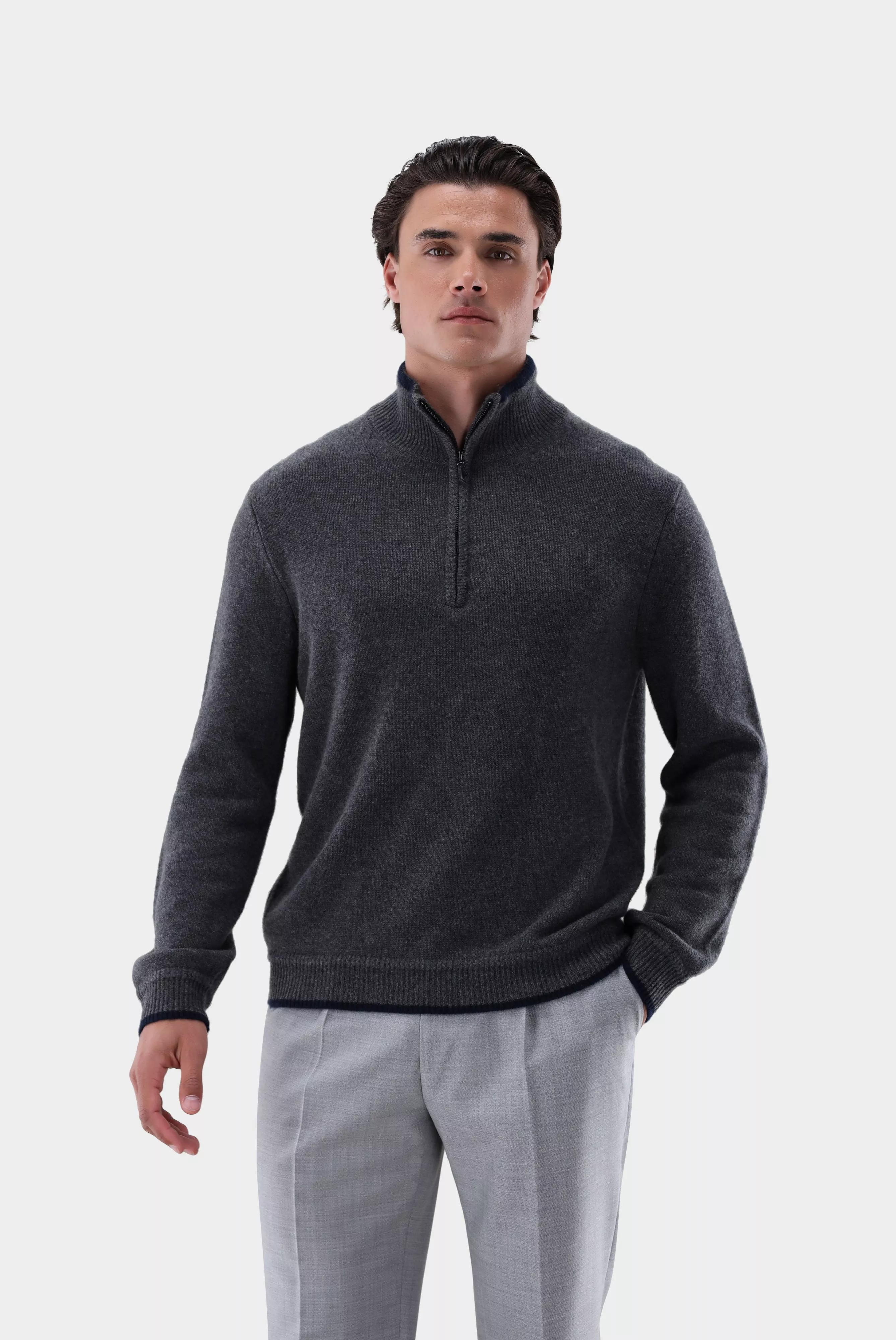 свитер SAVERIO F серый SAVERIO-F_S00233_090 ,photo 1