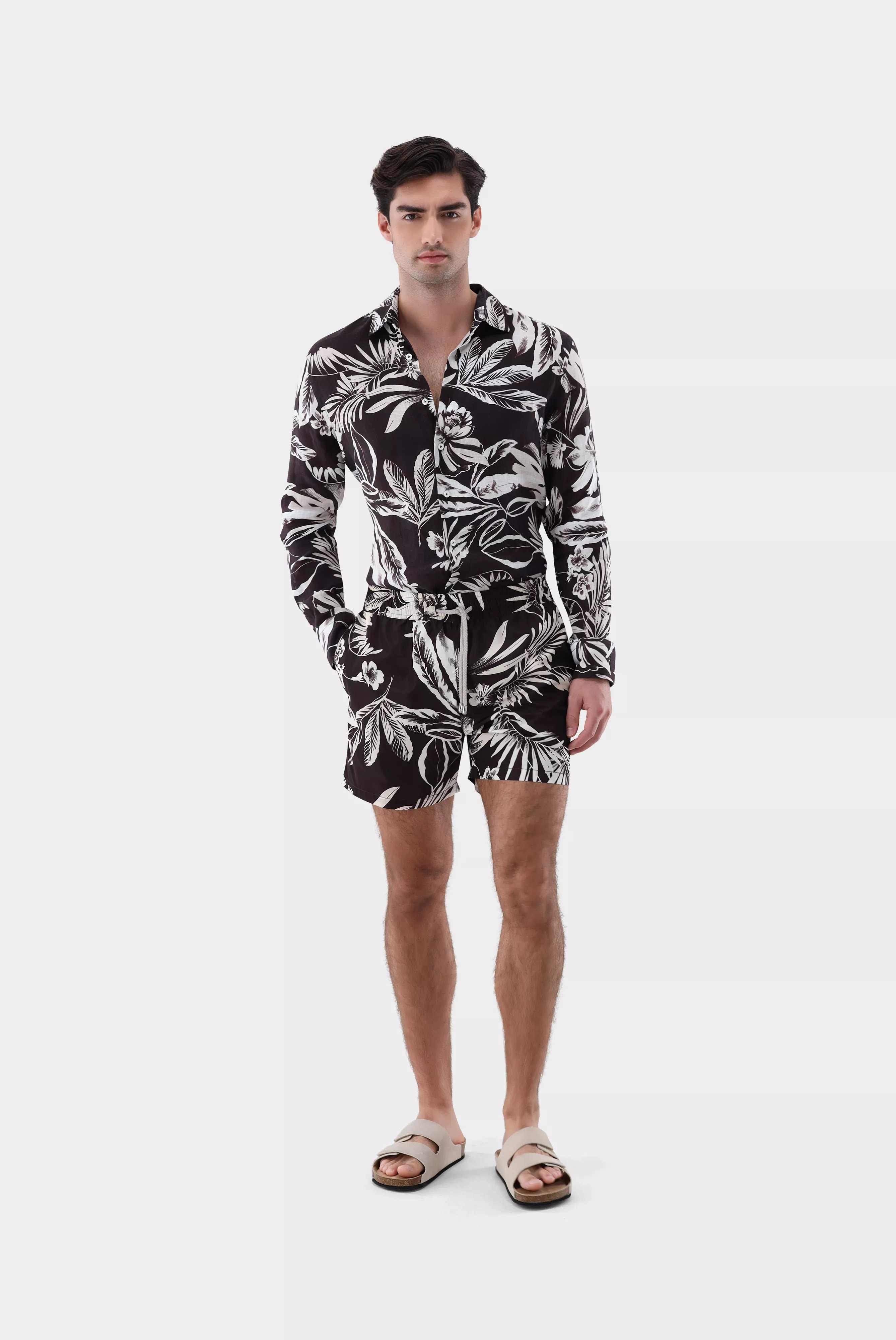 van Laack ШОРТЫ ПЛАВ SWIMSHORTS
 цвет коричневый ,photo 5