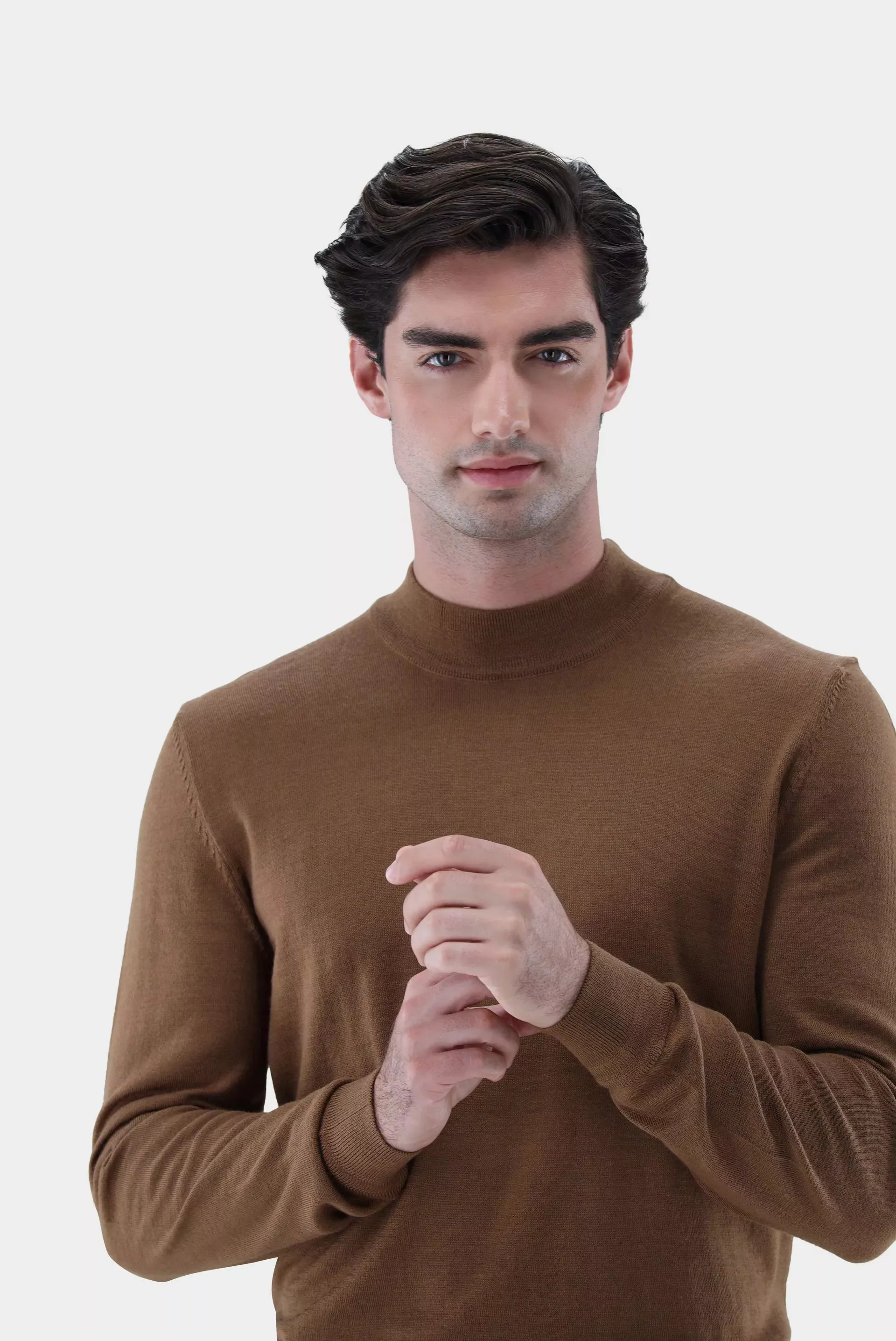 свитер SANDINO коричневый SANDINO_S00176_165 ,photo 4