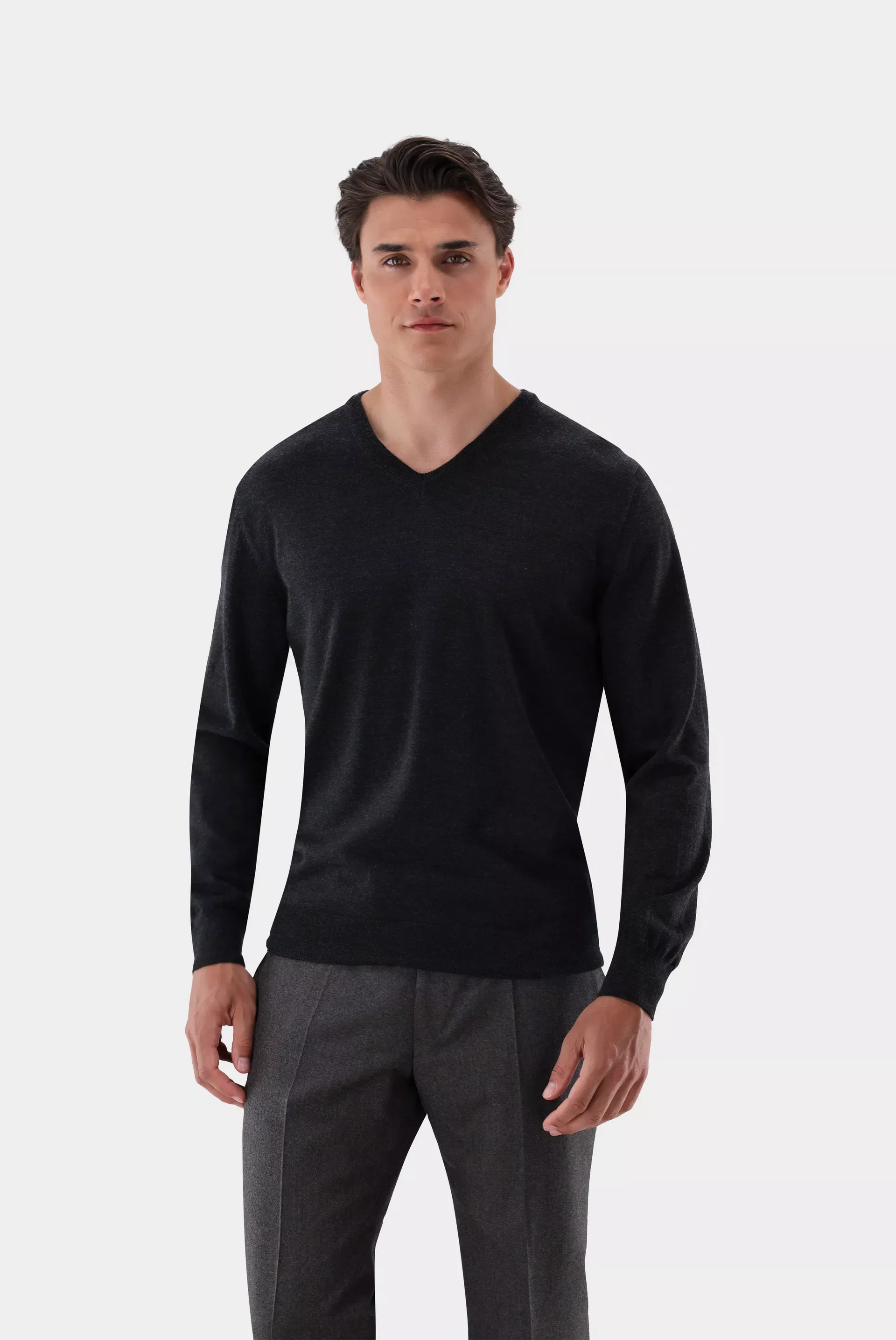 пуловер SANDI серый SANDI_S00176_090 ,photo 1