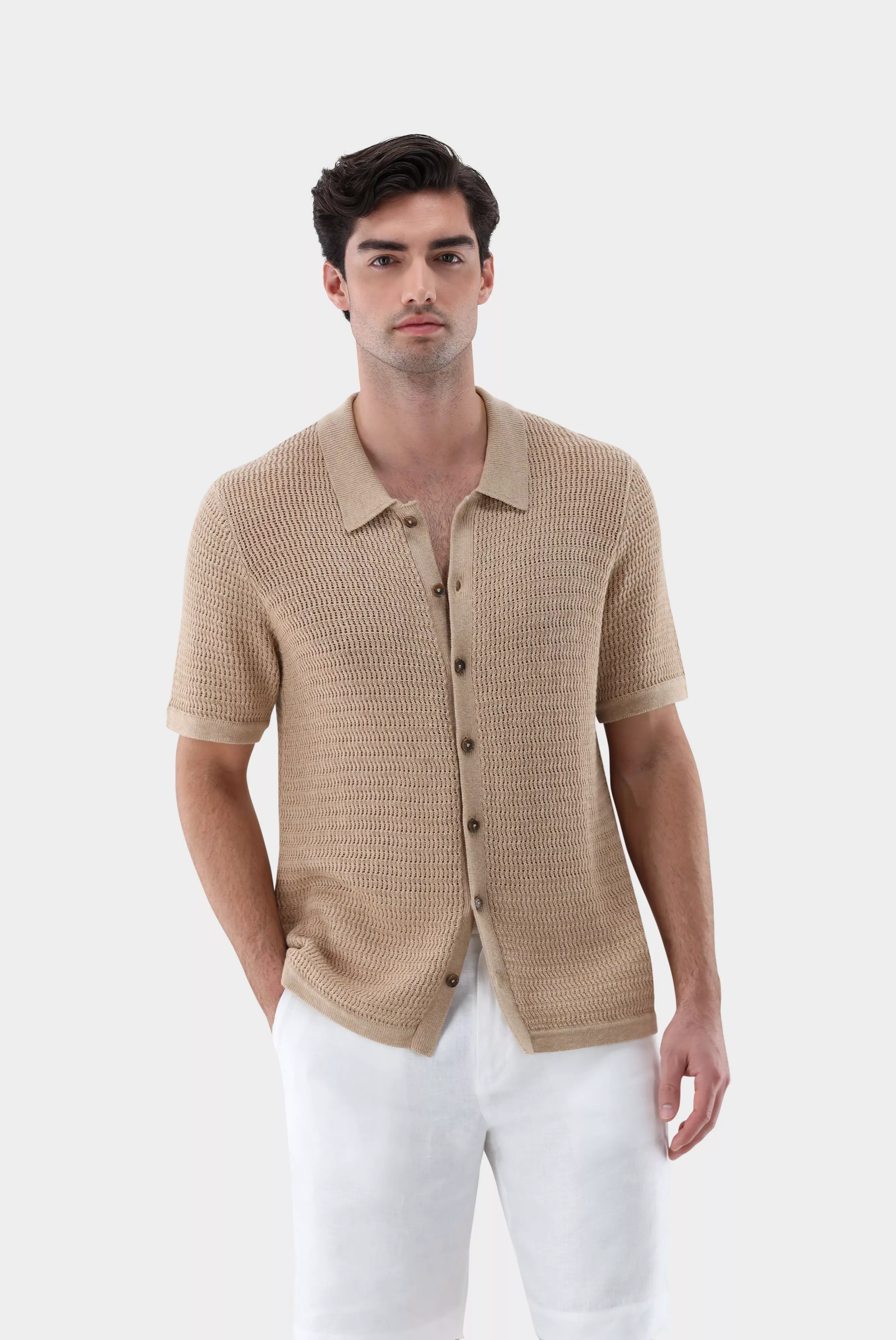 кардиган SAFIROS бежевый SAFIROS_S00384_130 ,photo 1