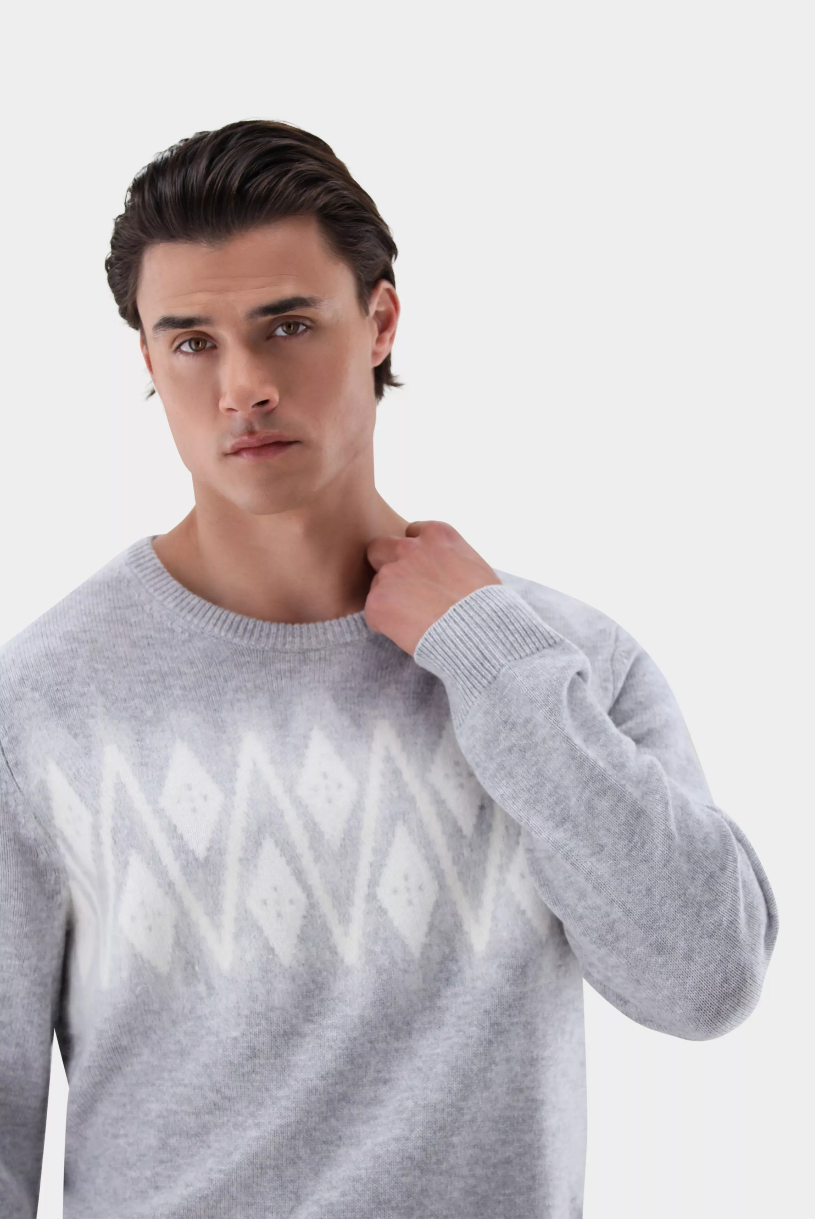 джемпер SINDO F серый SINDO-F_S00349_031 ,photo 2