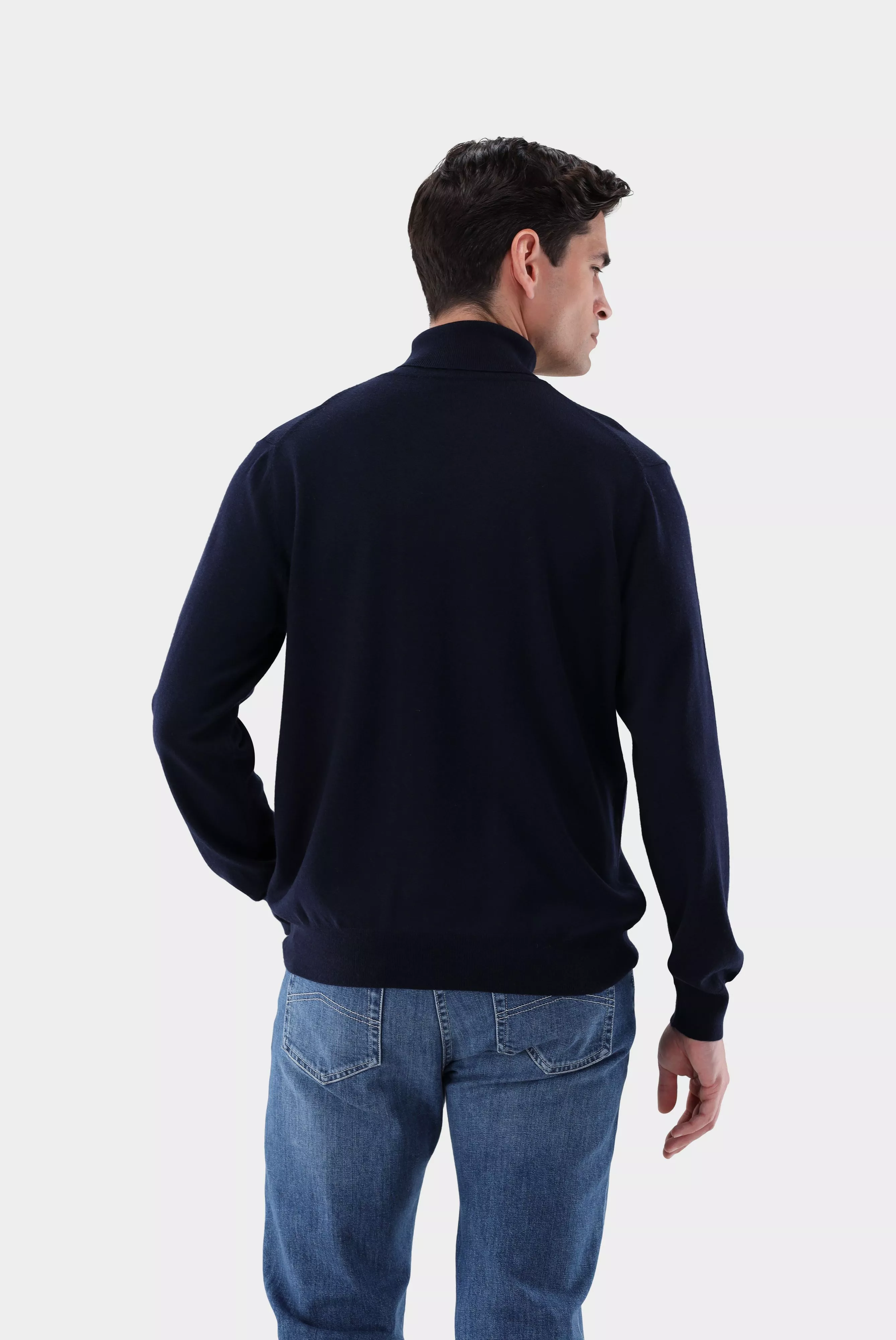 джемпер SAINI темно-синий SAINI_S00176_790 ,photo 5