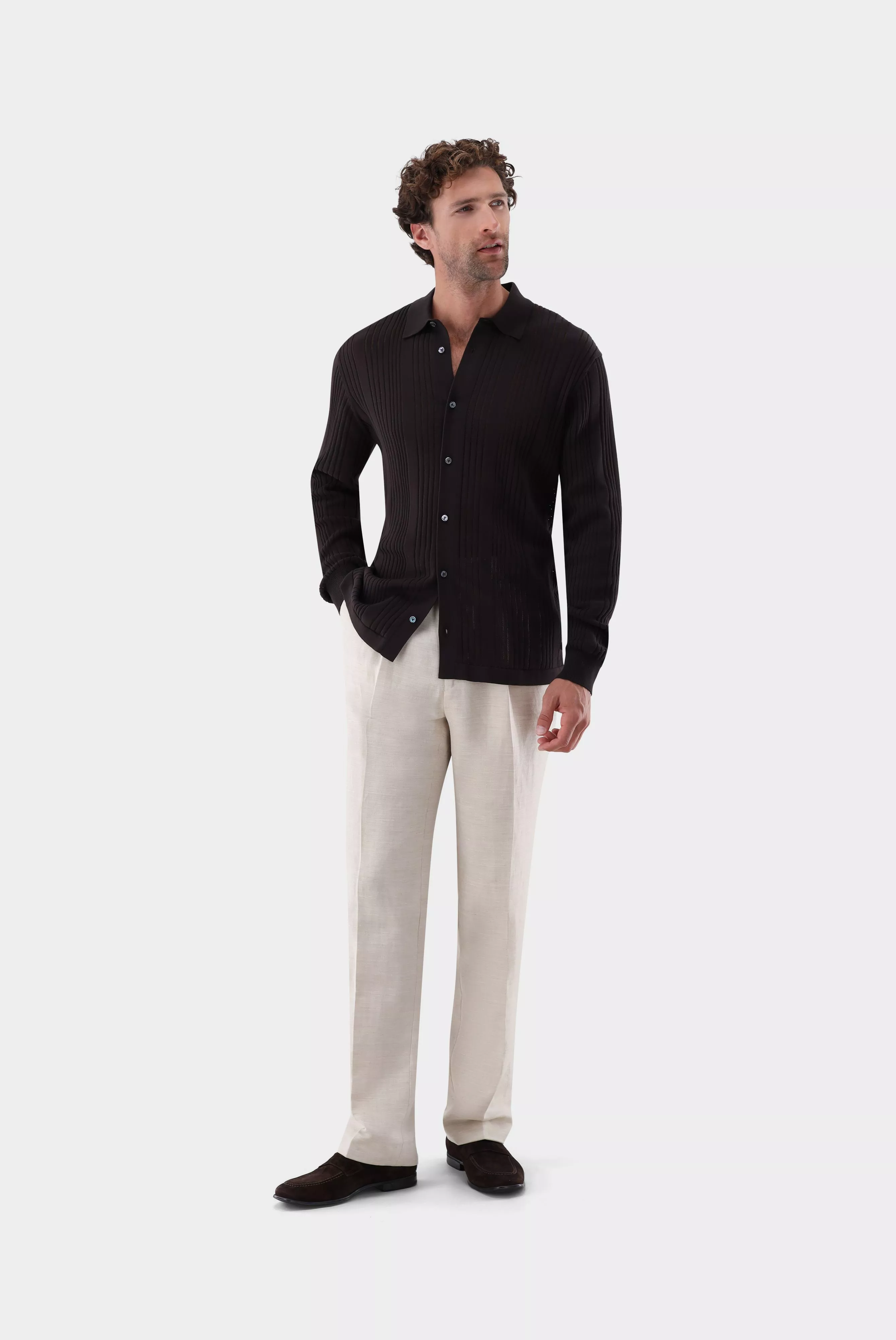 рубашка SAFINO коричневый SAFINO_S00382_190 ,photo 5