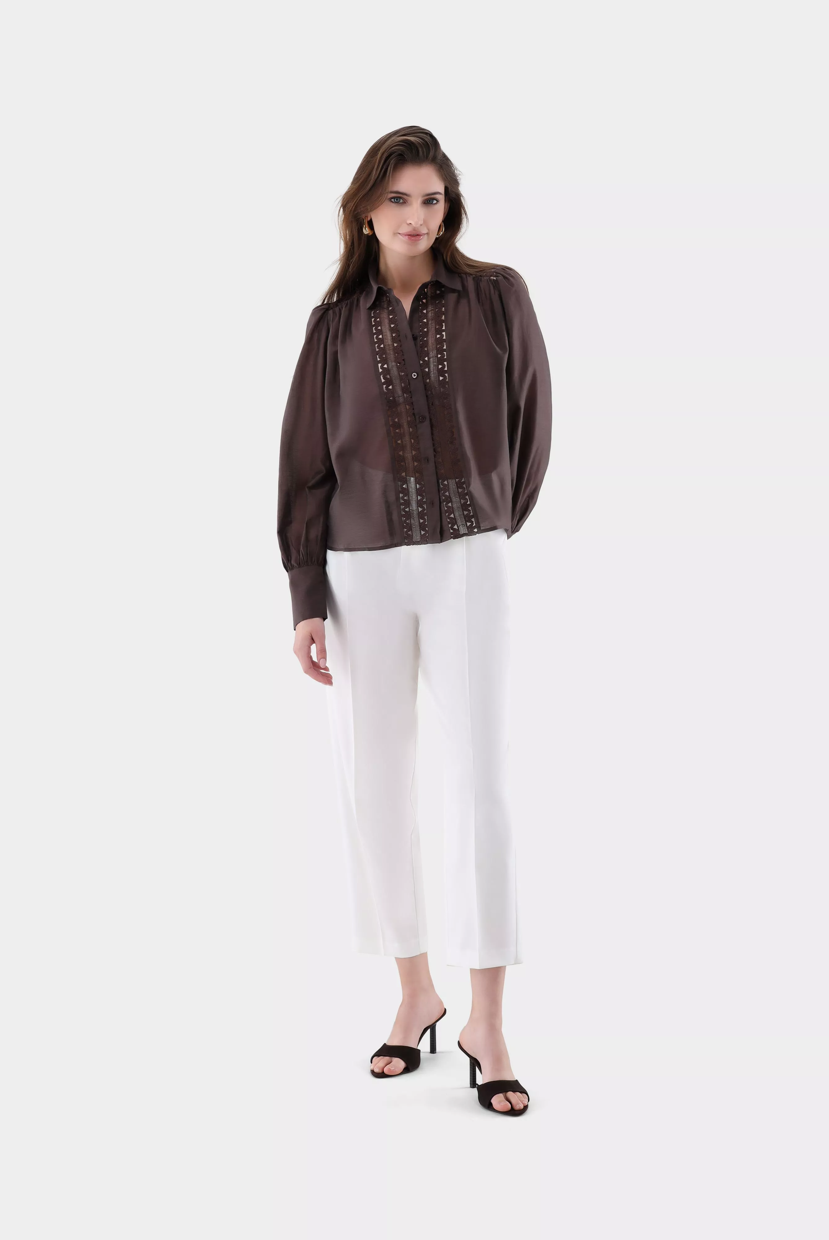 блузка ALWIA PB коричневый ALWIA-PB_Z20145_180 ,photo 5