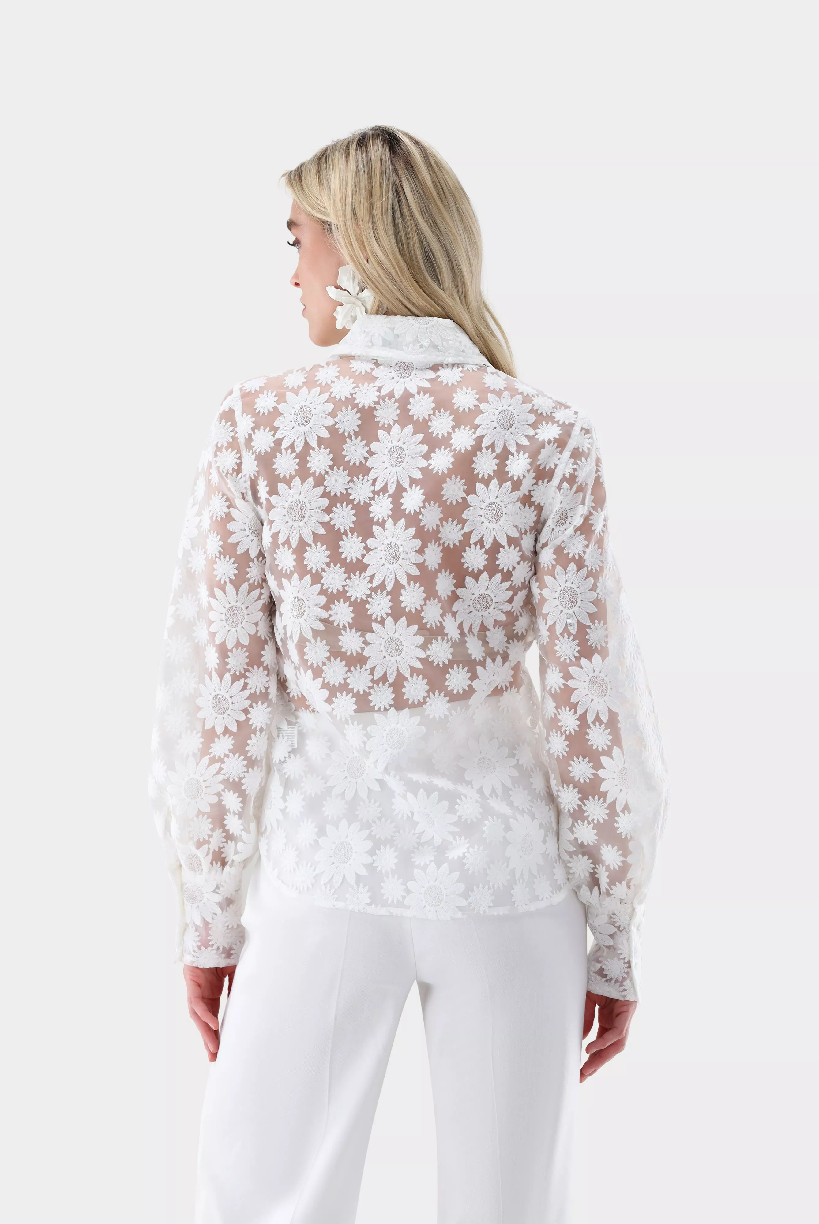 блузка CELLINA бежевый CELLINA_Z20155_100 ,photo 6