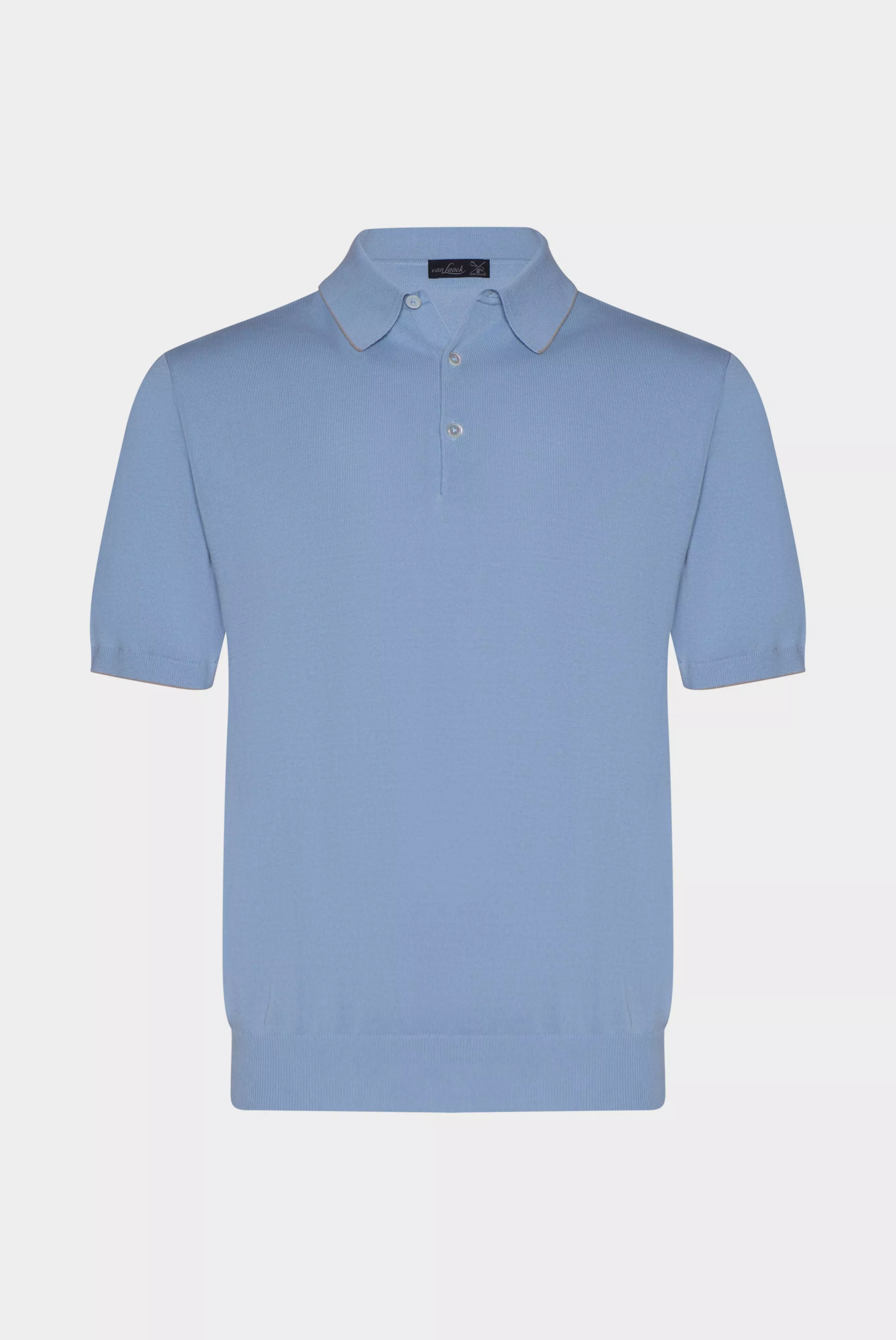 рубашка-поло SANDRO SBF голубой SANDRO-SBF_S00301_739 ,photo 1