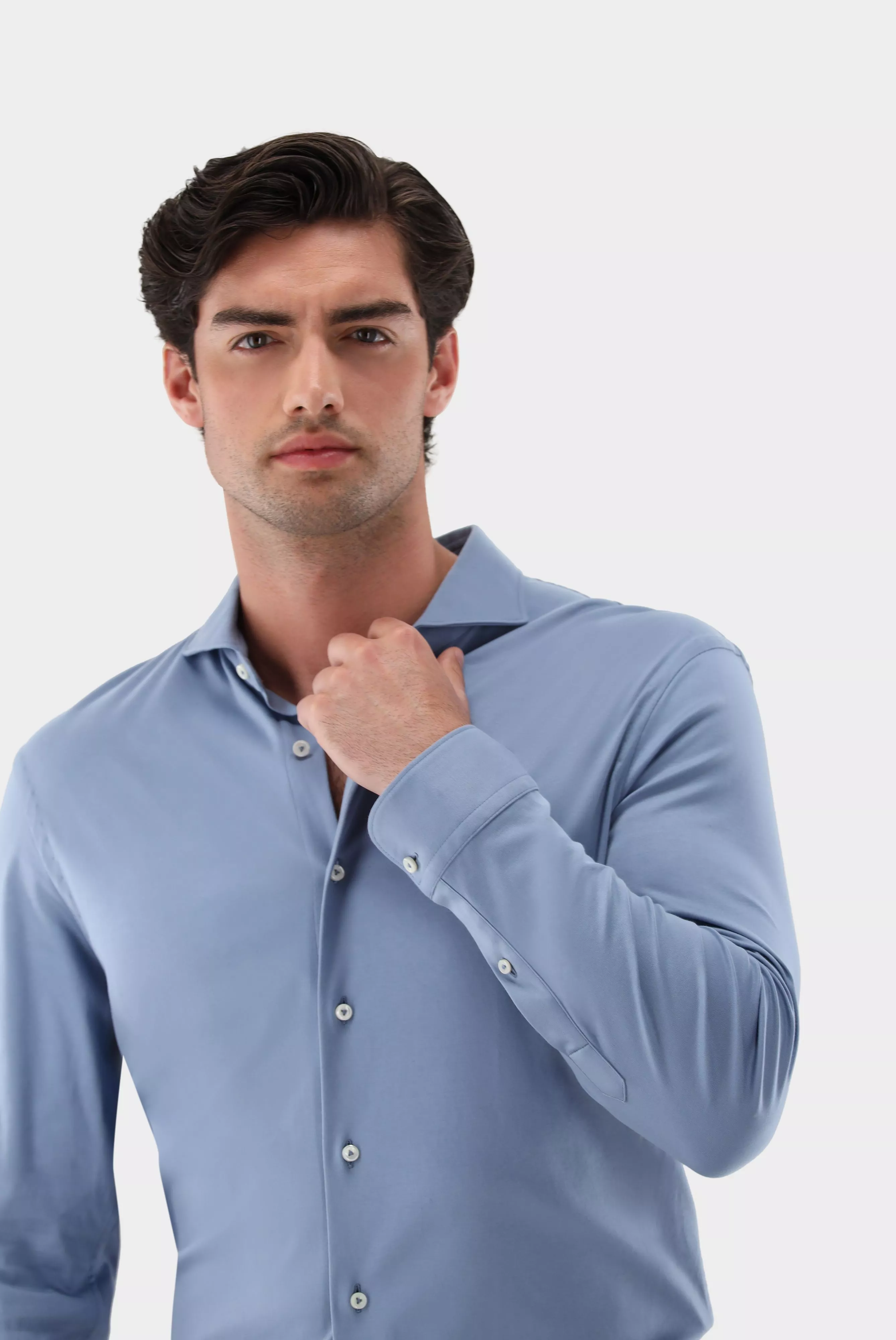 рубашка PER LSF серо-голубой PER-LSF_180031_760 ,photo 2