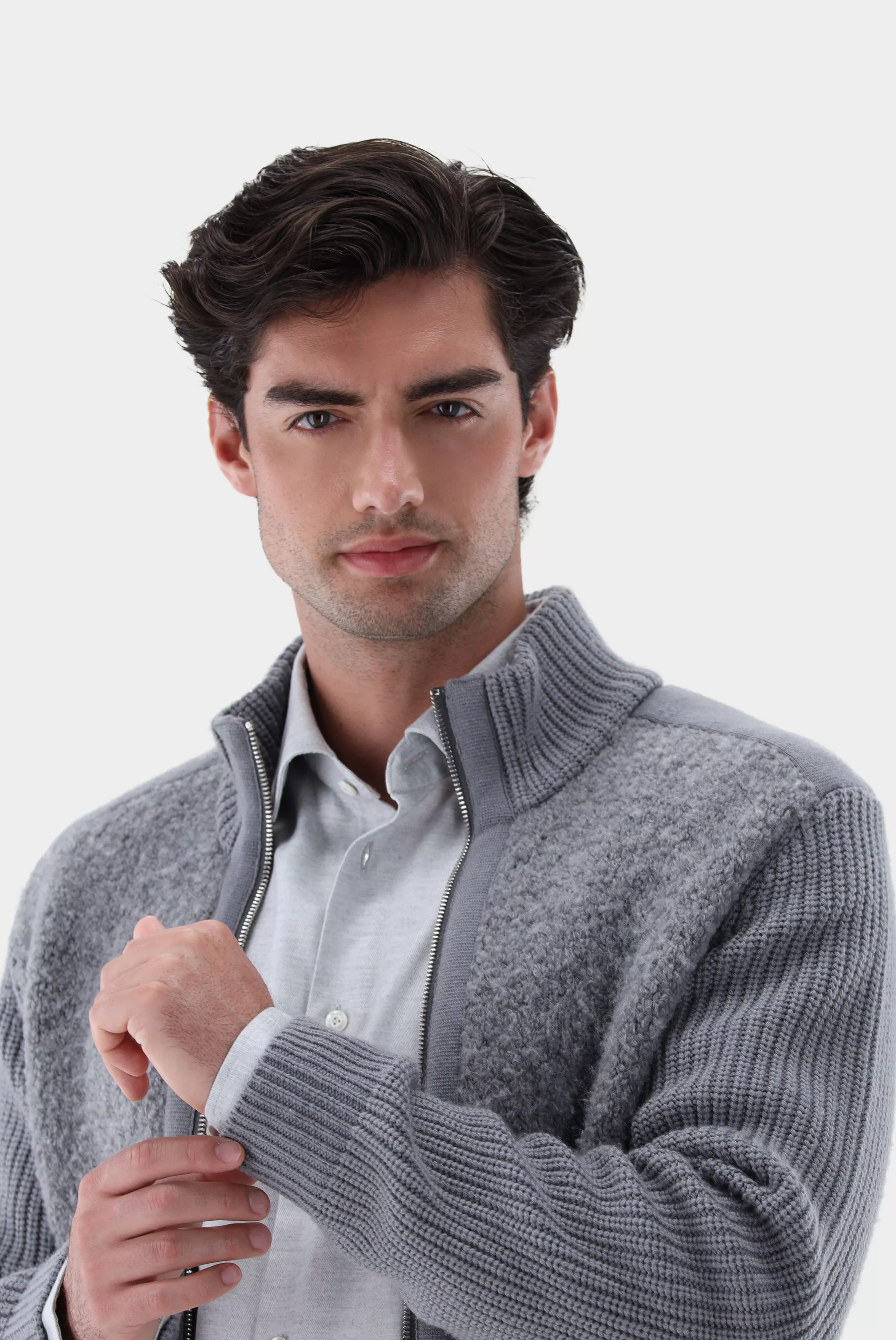 кардиган SADAL F серый SADAL-F_S00331_040 ,photo 3