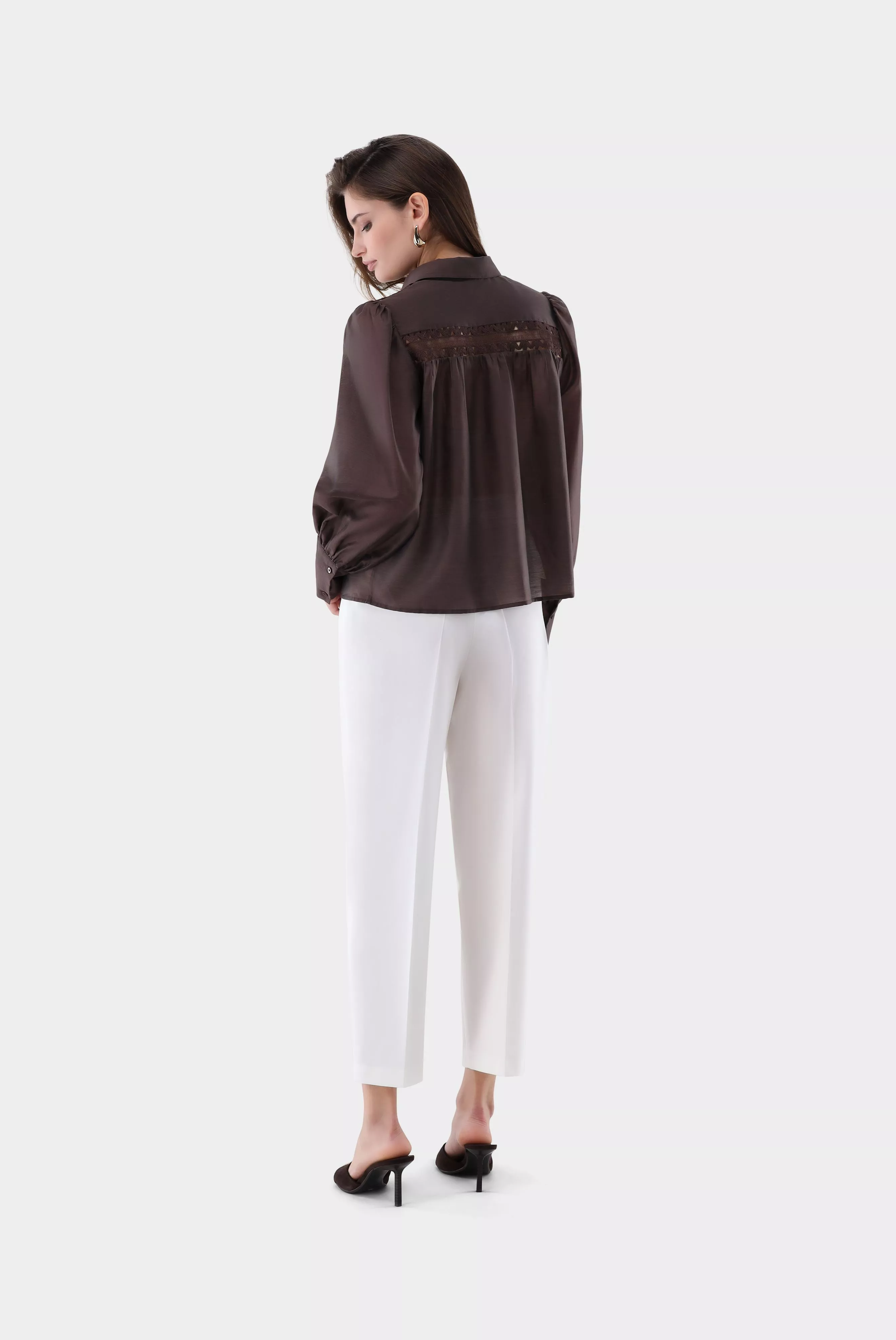 блузка ALWIA PB коричневый ALWIA-PB_Z20145_180 ,photo 7