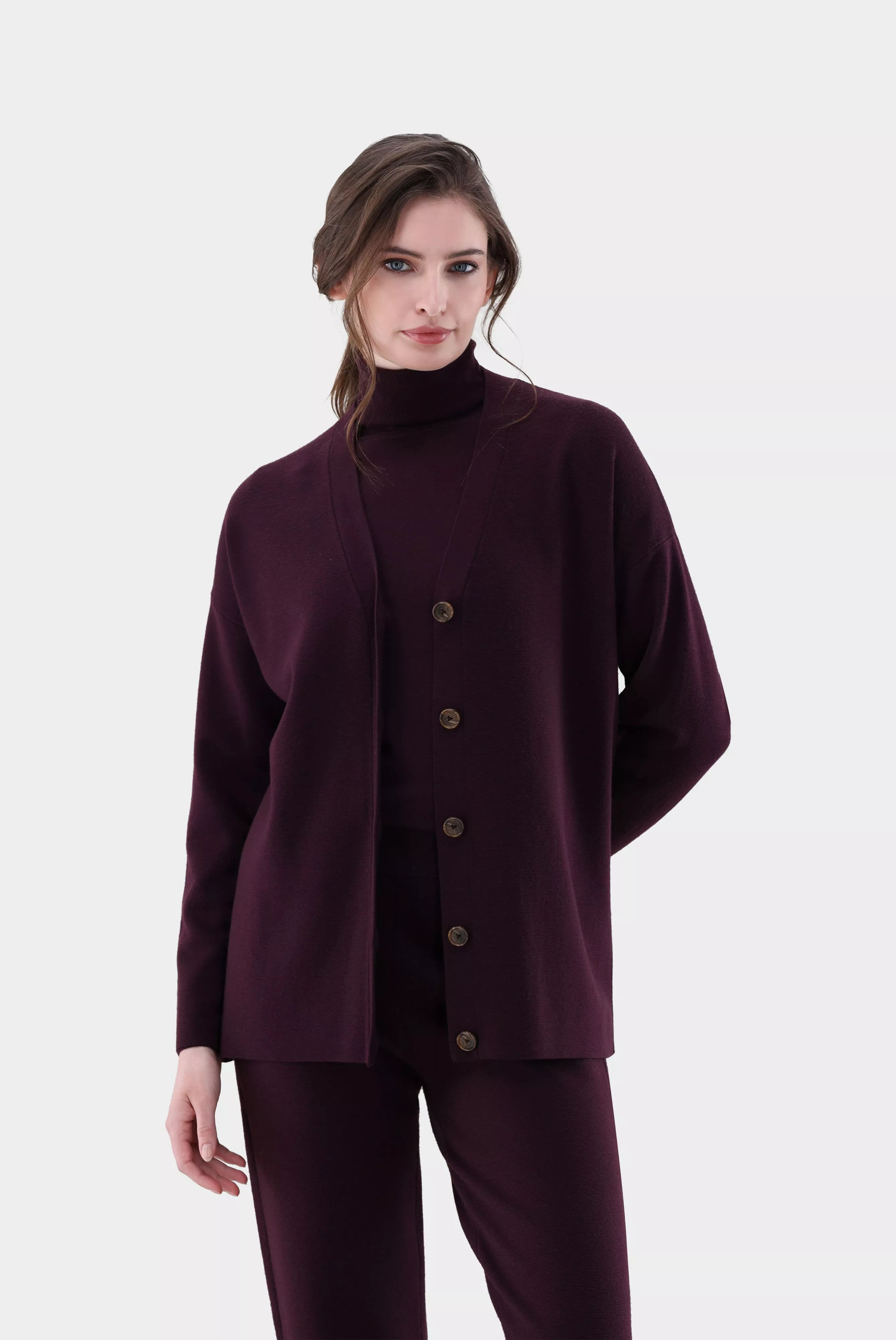 кардиган SAFANI бордовый SAFANI_S00223_590 ,photo 1