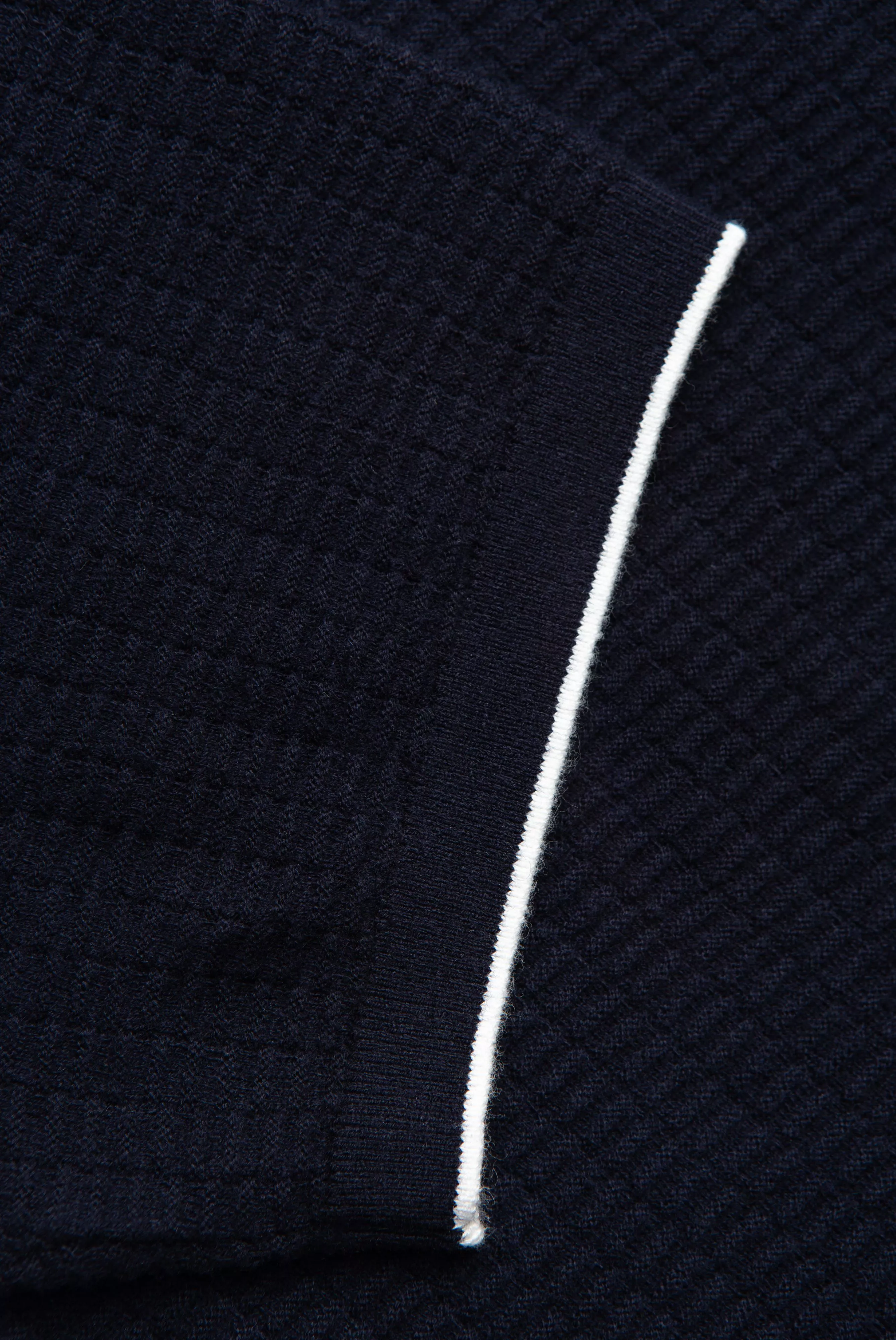 джемпер-поло SANDRO SBF темно-синий SANDRO-SBF_S00383_791 ,photo 4