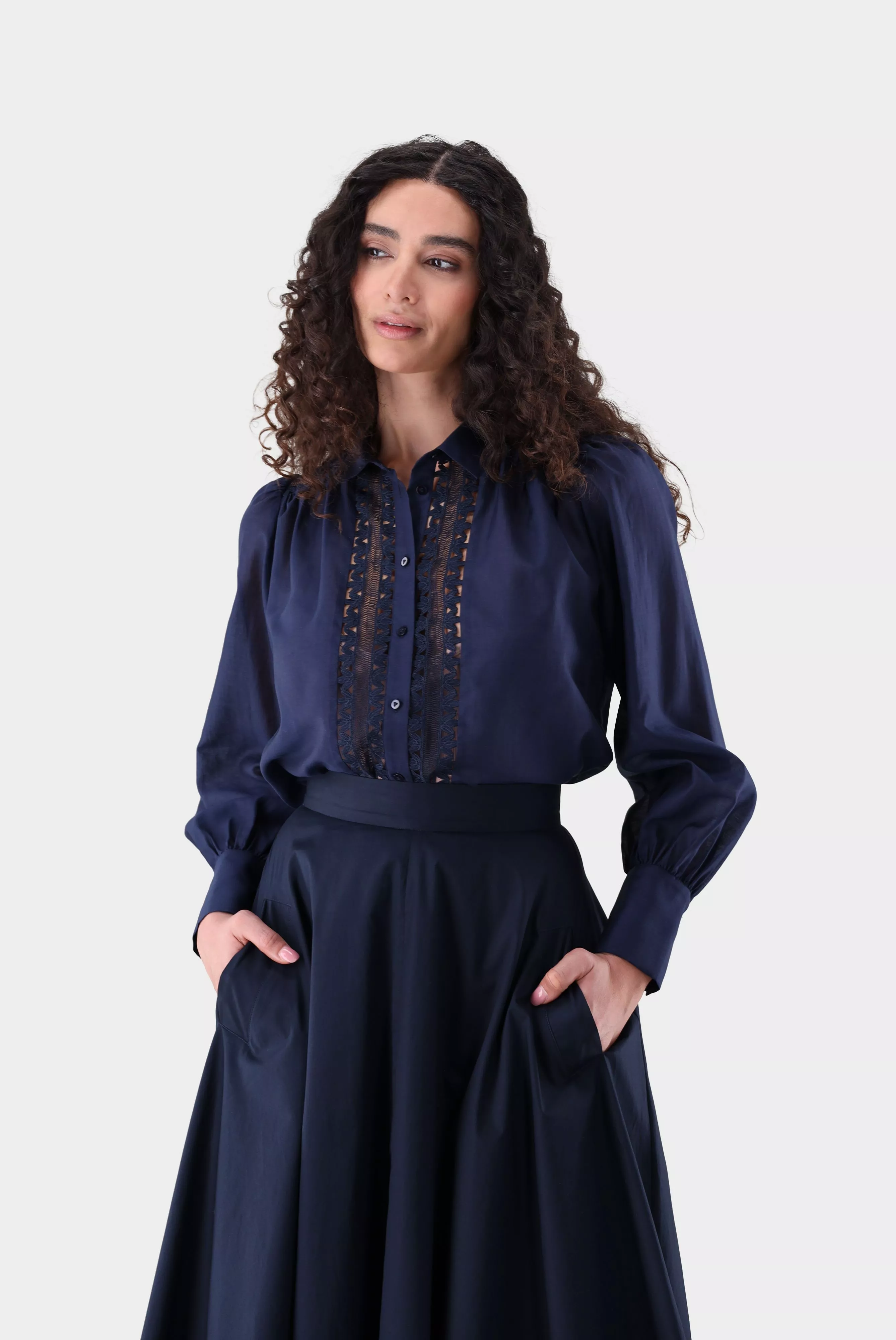 блузка ALWIA PB синий ALWIA-PB_Z20145_780 ,photo 1