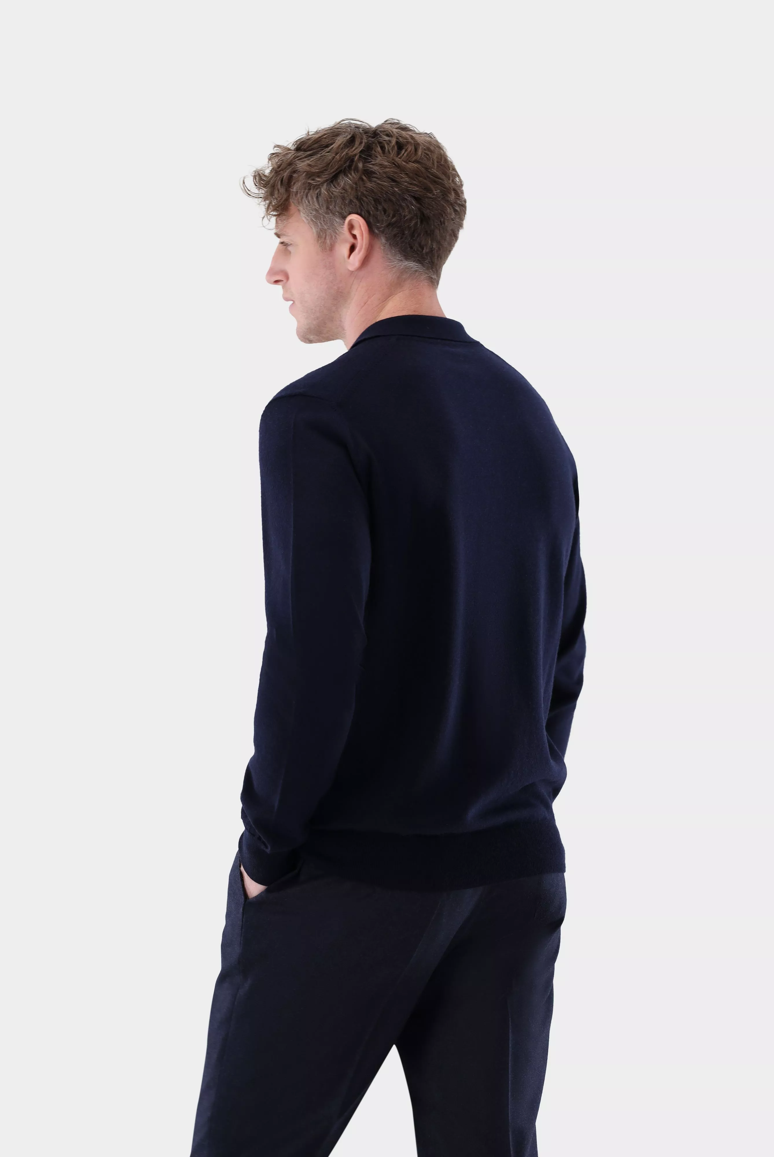 джемпер-поло SAIDO темно-синий SAIDO_S00176_790 ,photo 6