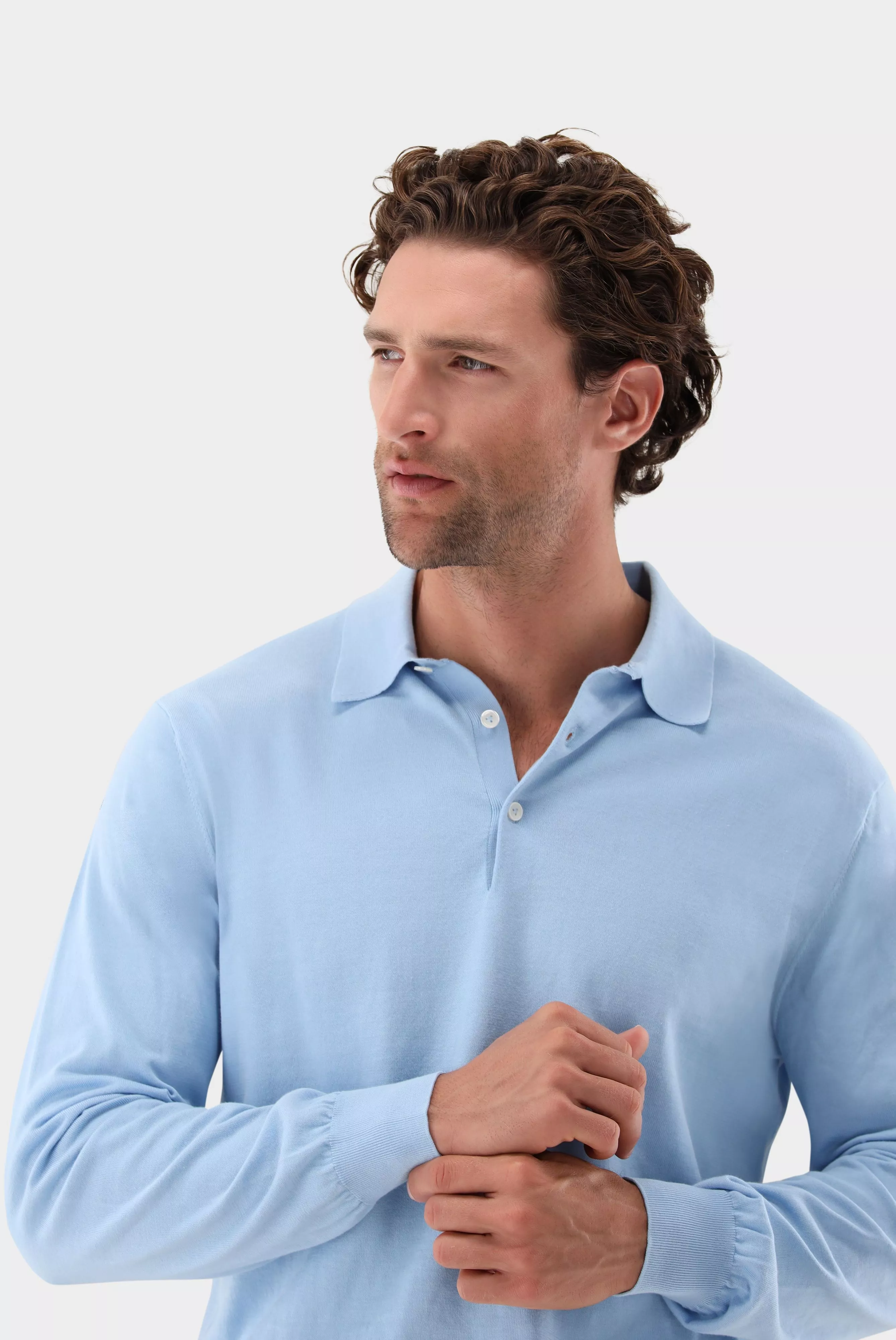 джемпер-поло SABRI SB голубой SABRI-SB_S00376_730 ,photo 2