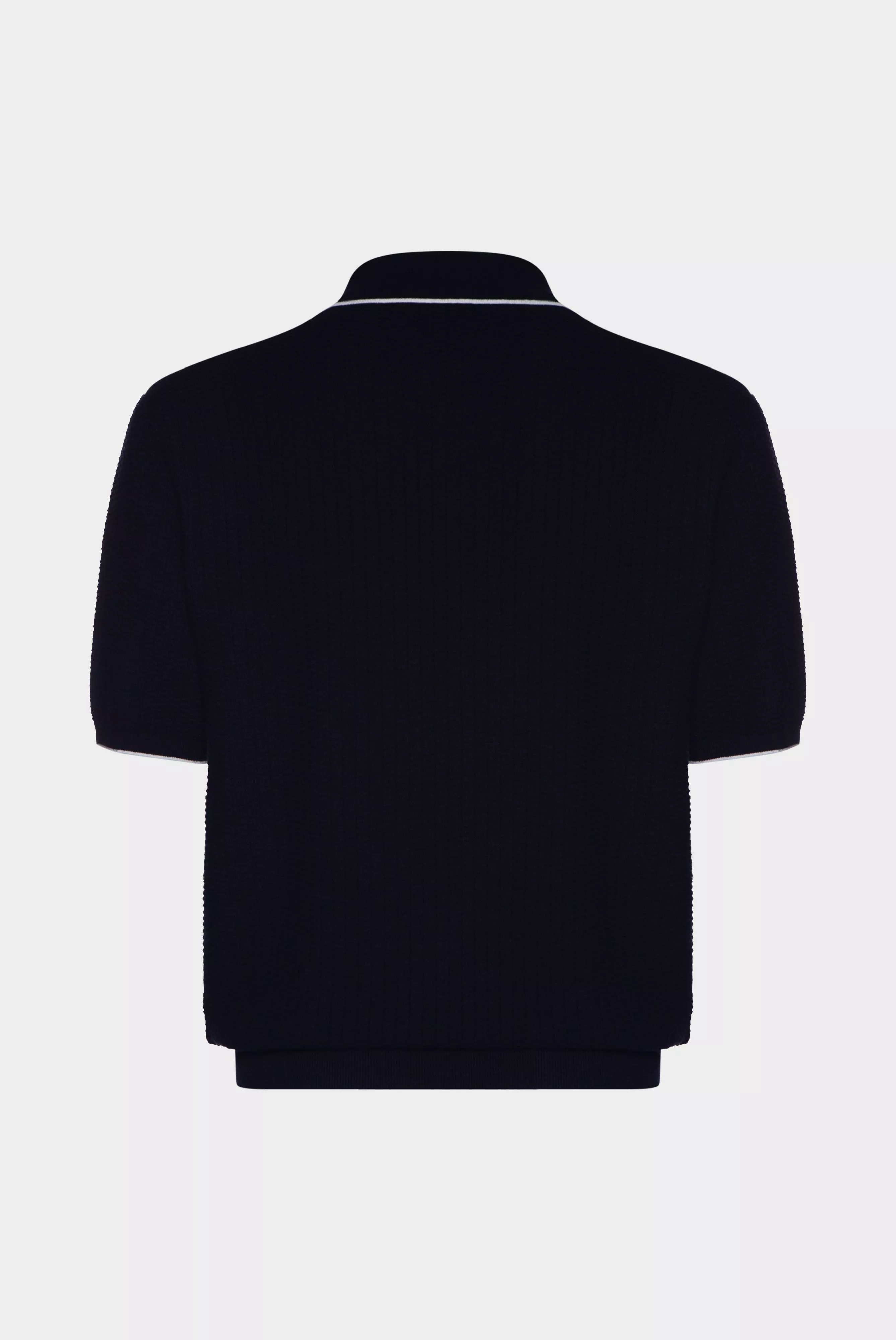 джемпер-поло SANDRO SBF темно-синий SANDRO-SBF_S00383_791 ,photo 3