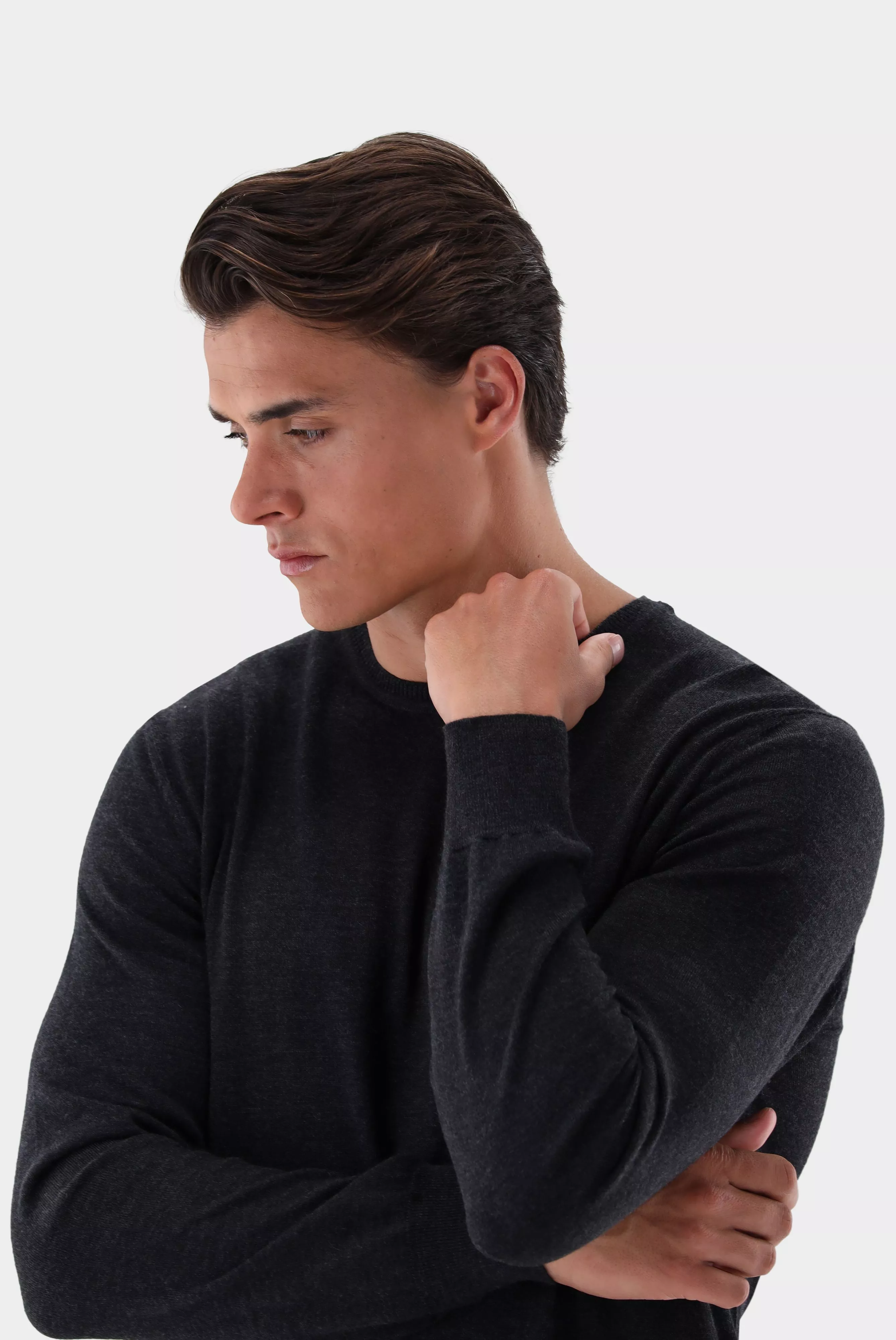 свитер SINDO серый SINDO_S00176_090 ,photo 2