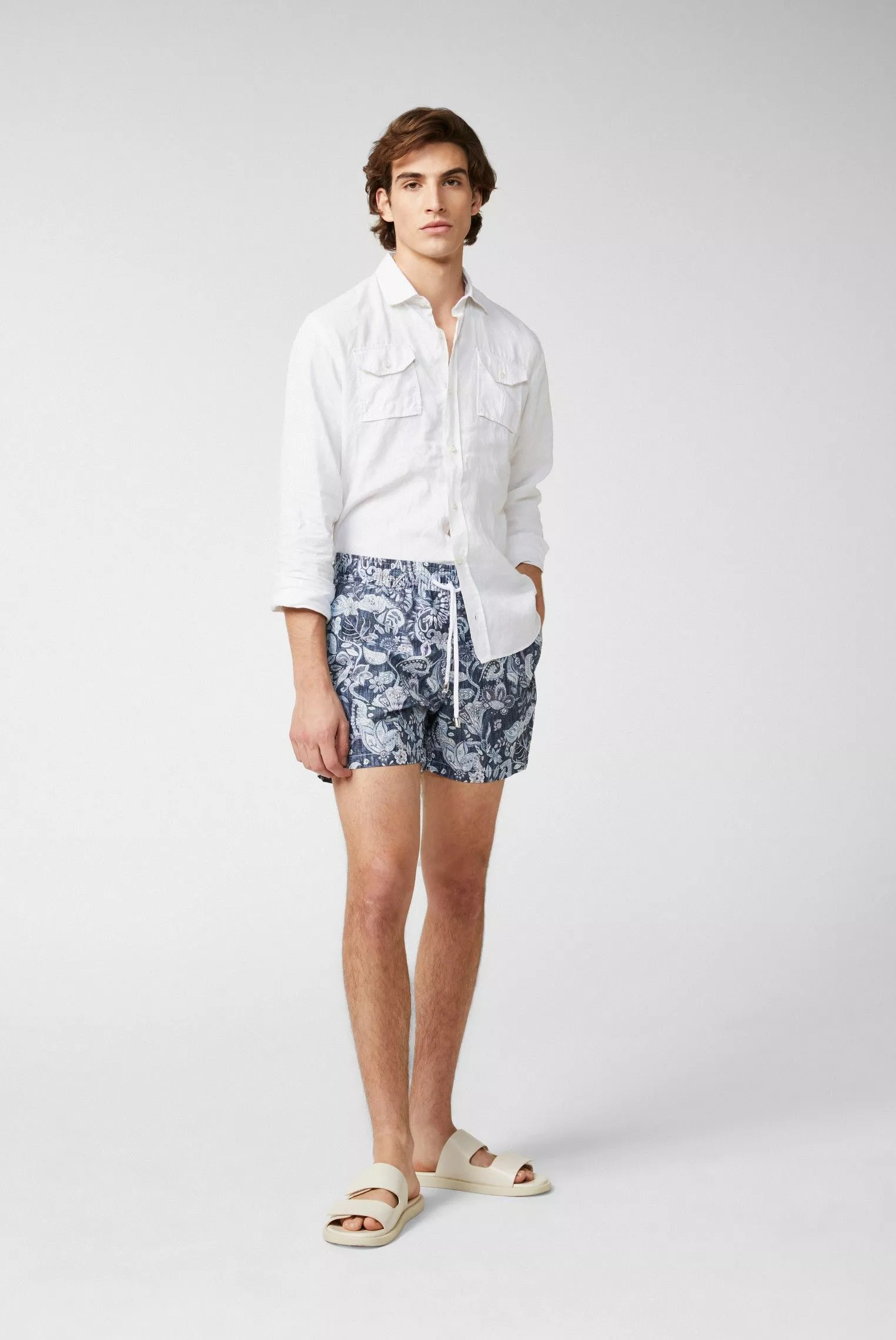 шорты плав BRAD синий BRAD_171993_780 ,photo 3