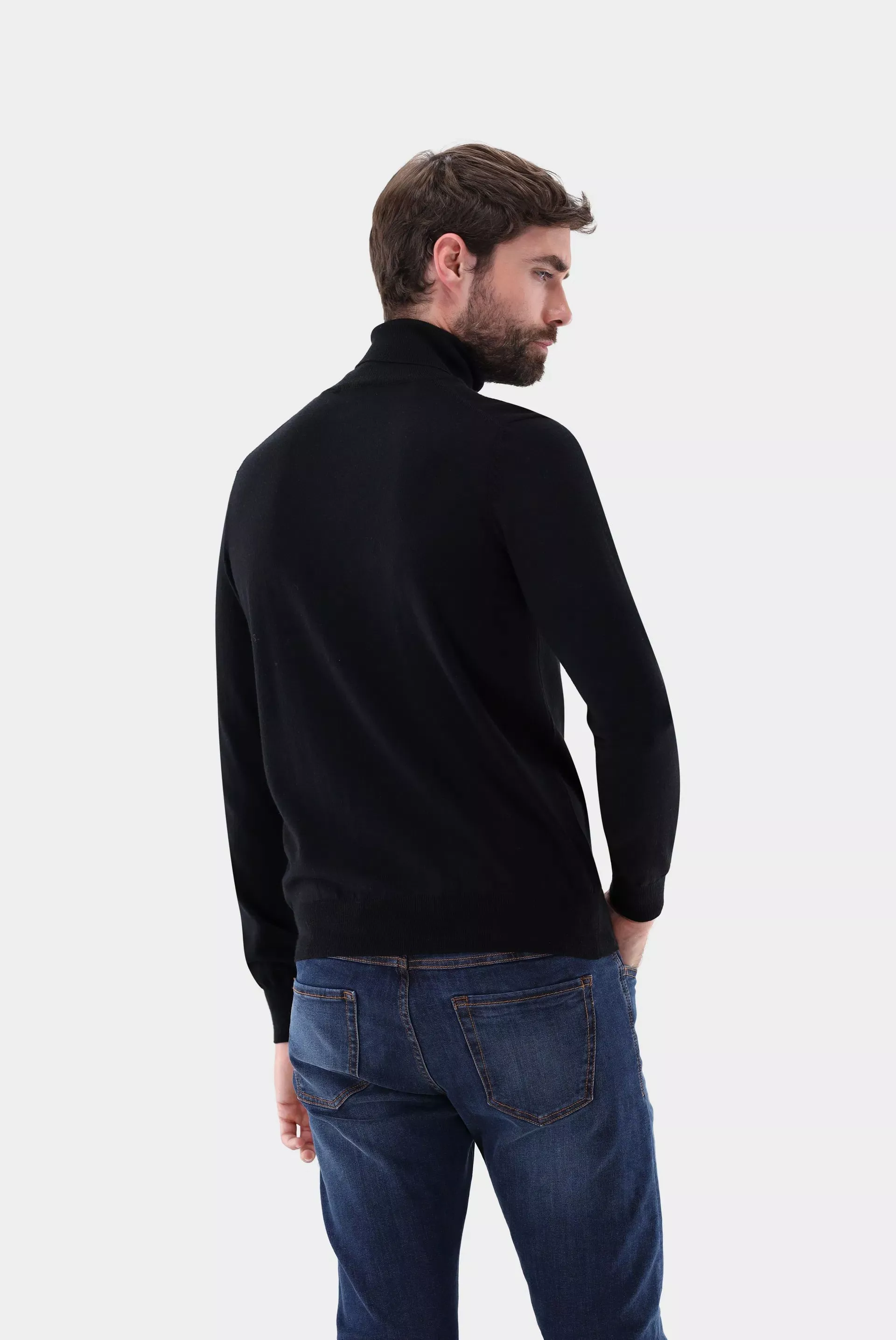 водолазка SAINI F черный SAINI-F_S00176_099 ,photo 4