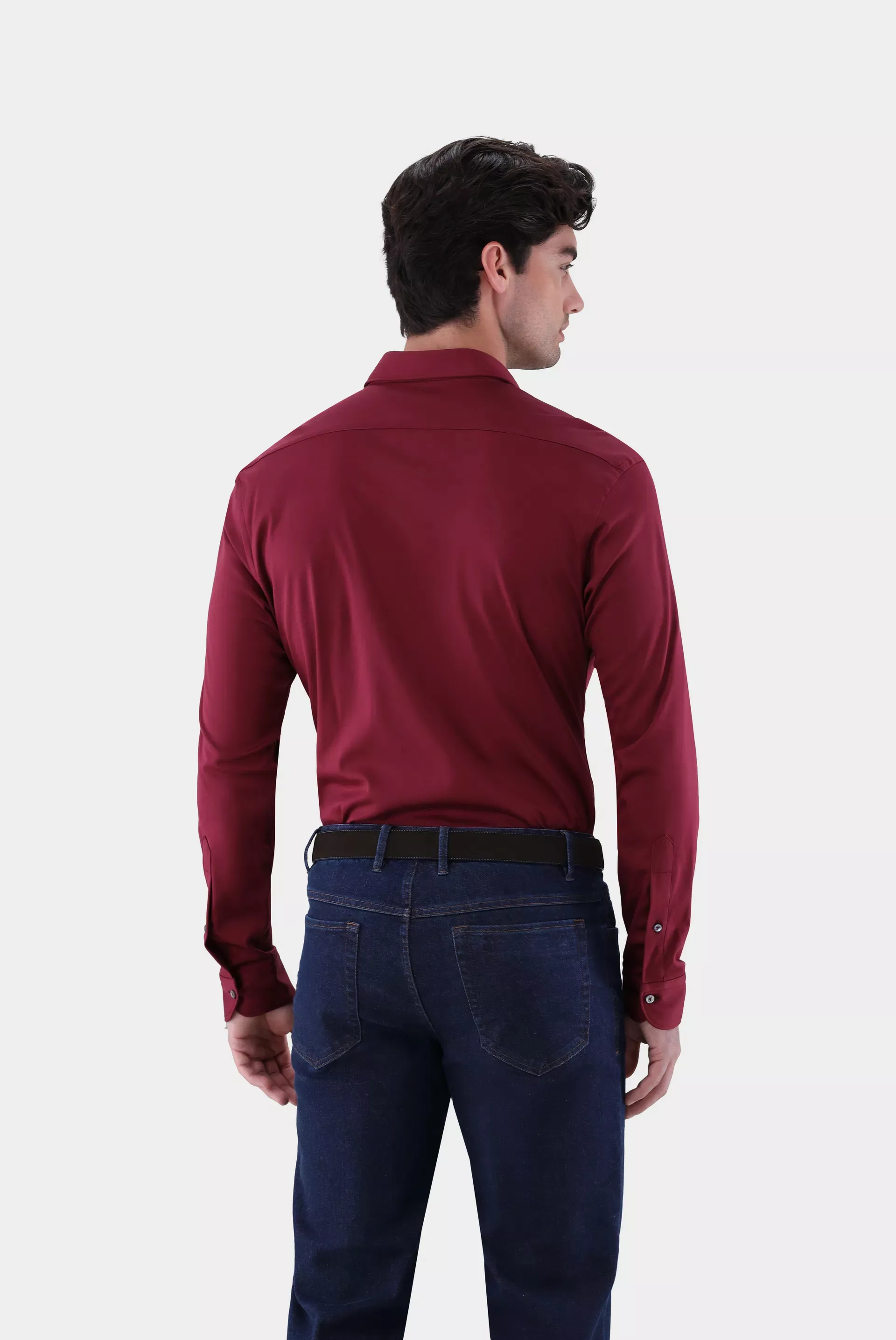 рубашка PER L бордовый PER-L_180031_590 ,photo 3