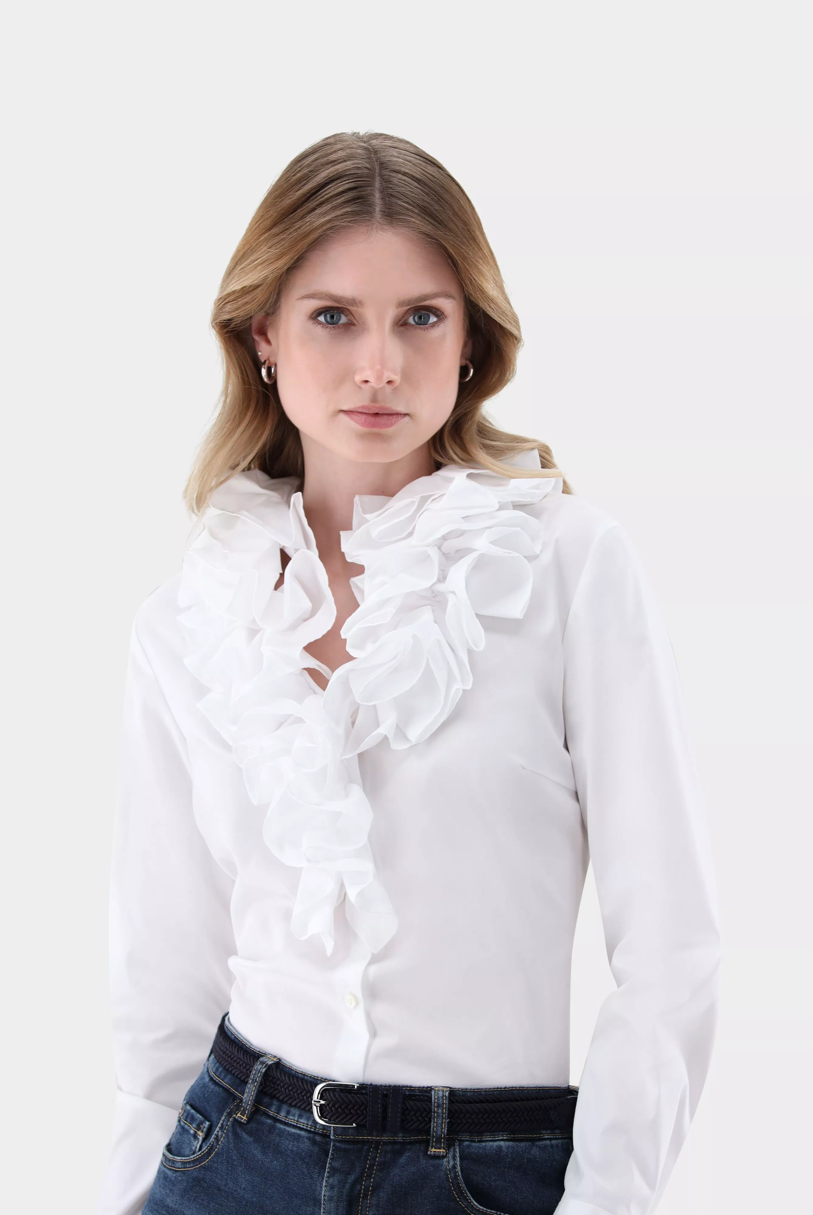 блузка ANIKAS белый ANIKAS_150293_000 ,photo 2