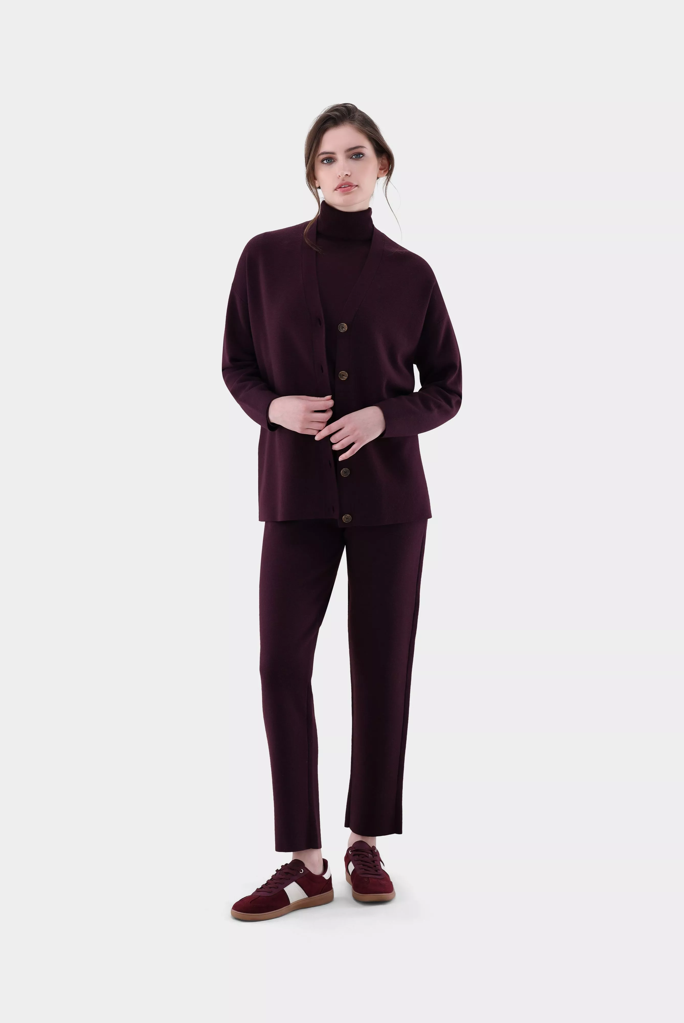 кардиган SAFANI бордовый SAFANI_S00223_590 ,photo 5