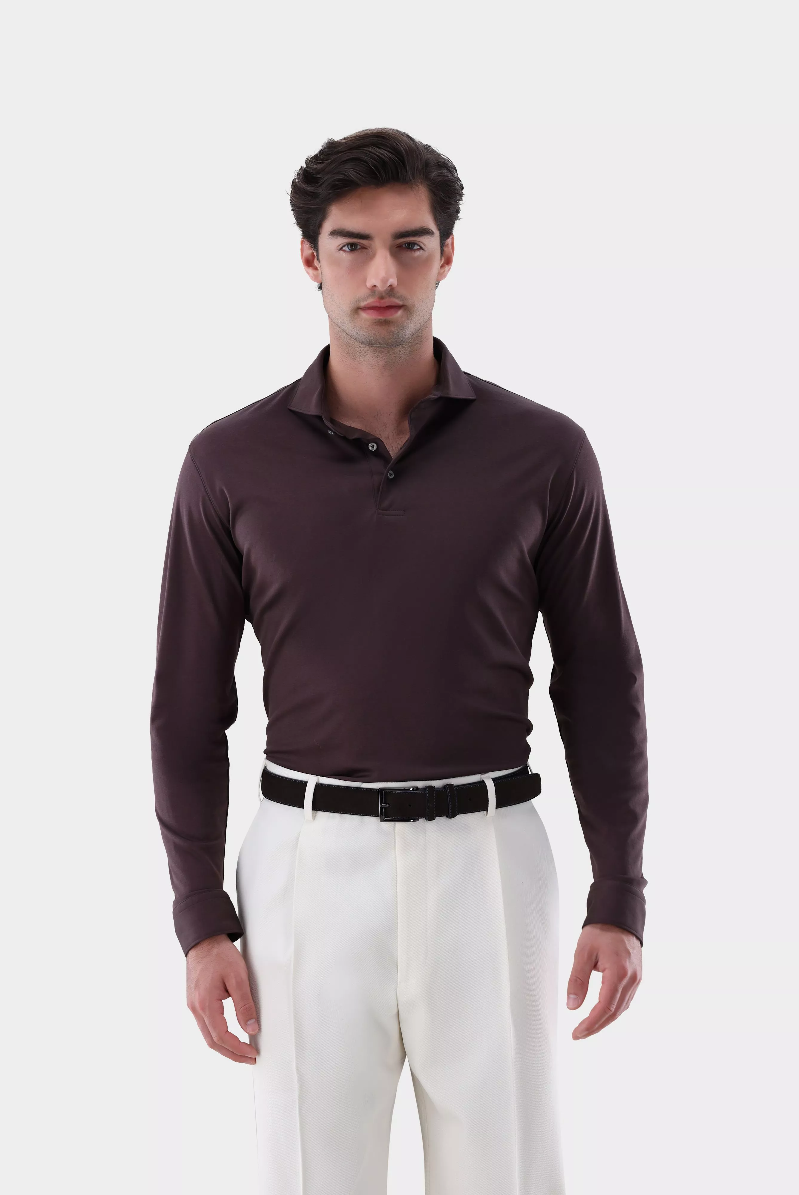 рубашка PER LSF коричневый PER-LSF_180031_180 ,photo 1