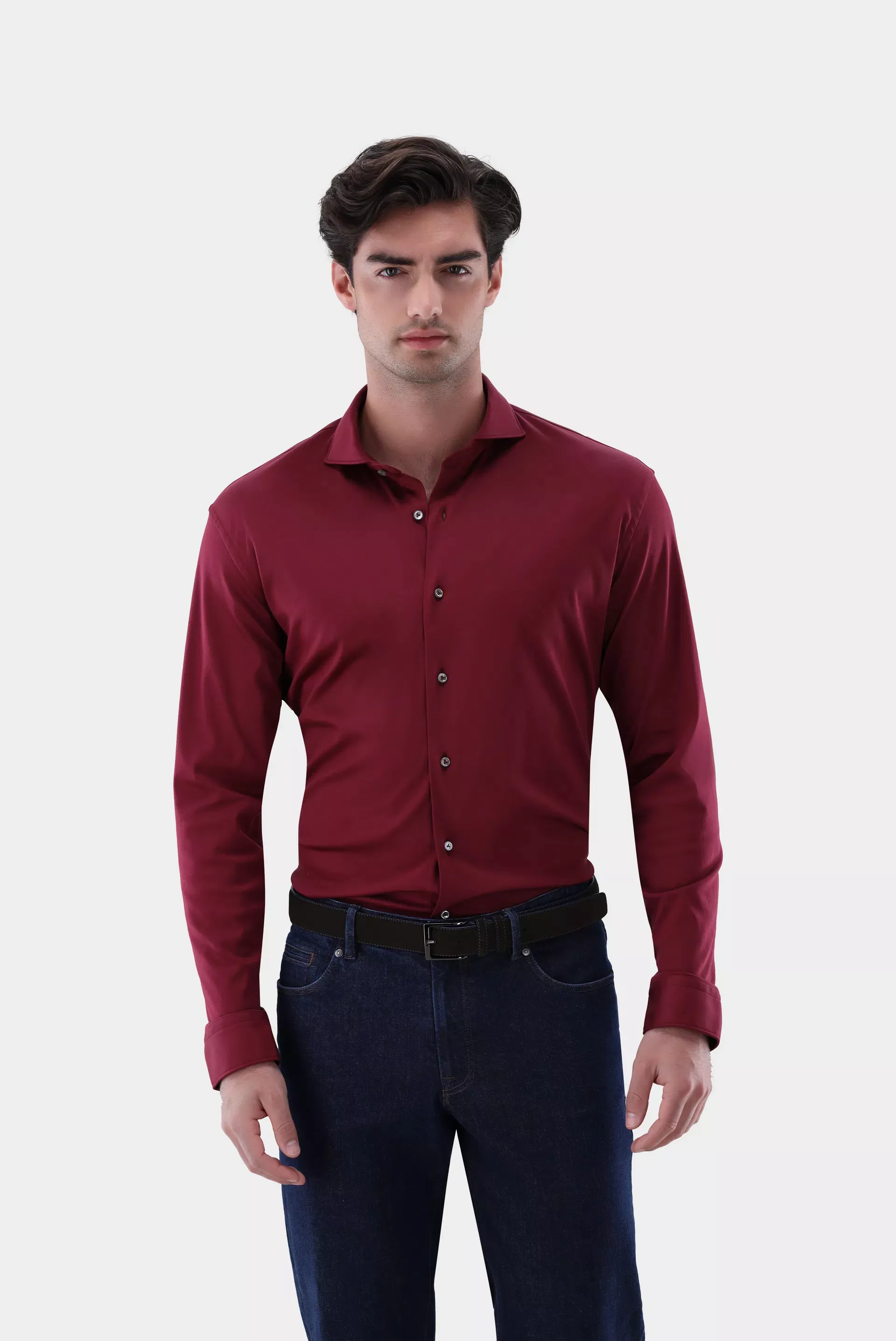 рубашка PER L бордовый PER-L_180031_590 ,photo 1