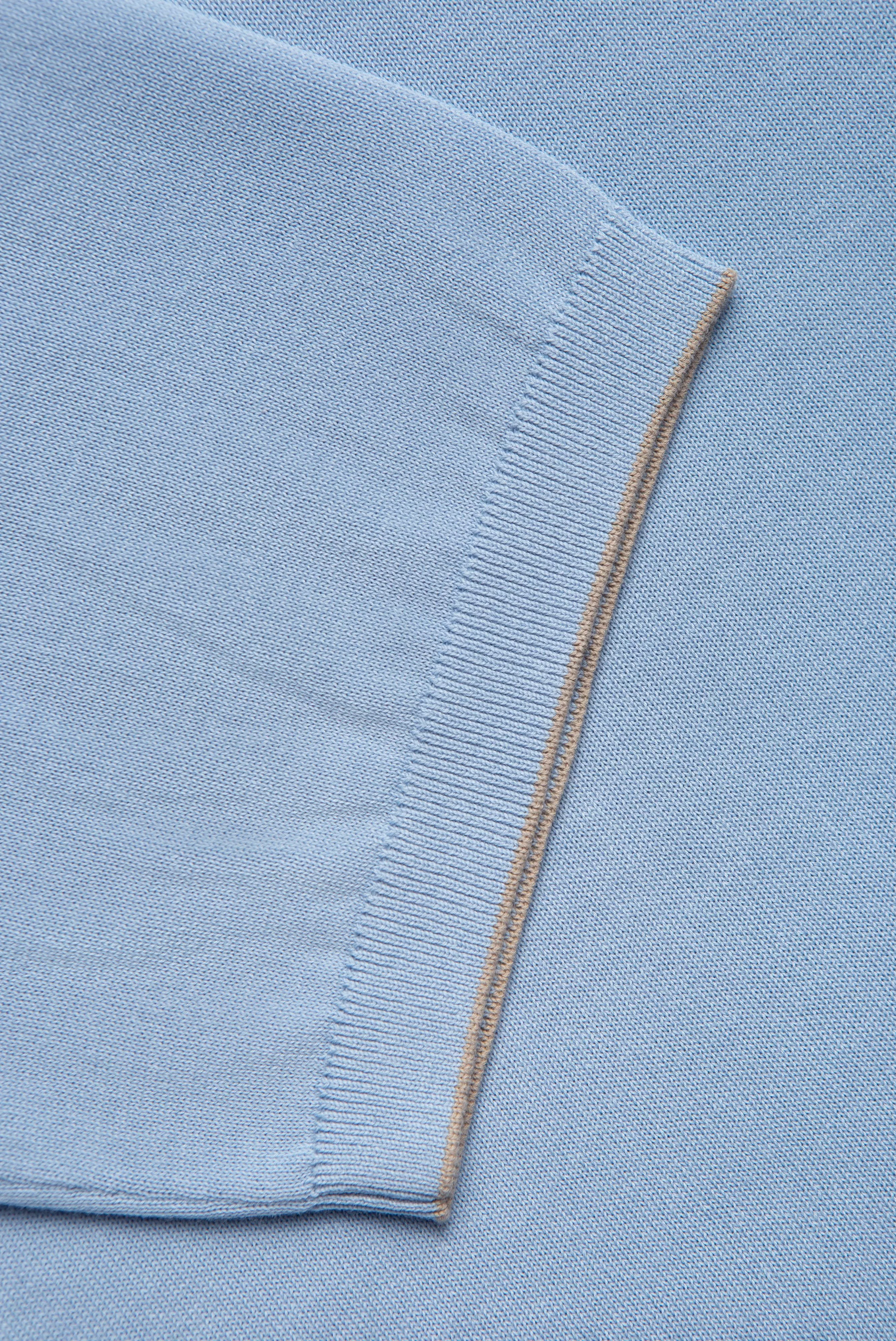 рубашка-поло SANDRO SBF голубой SANDRO-SBF_S00301_739 ,photo 4