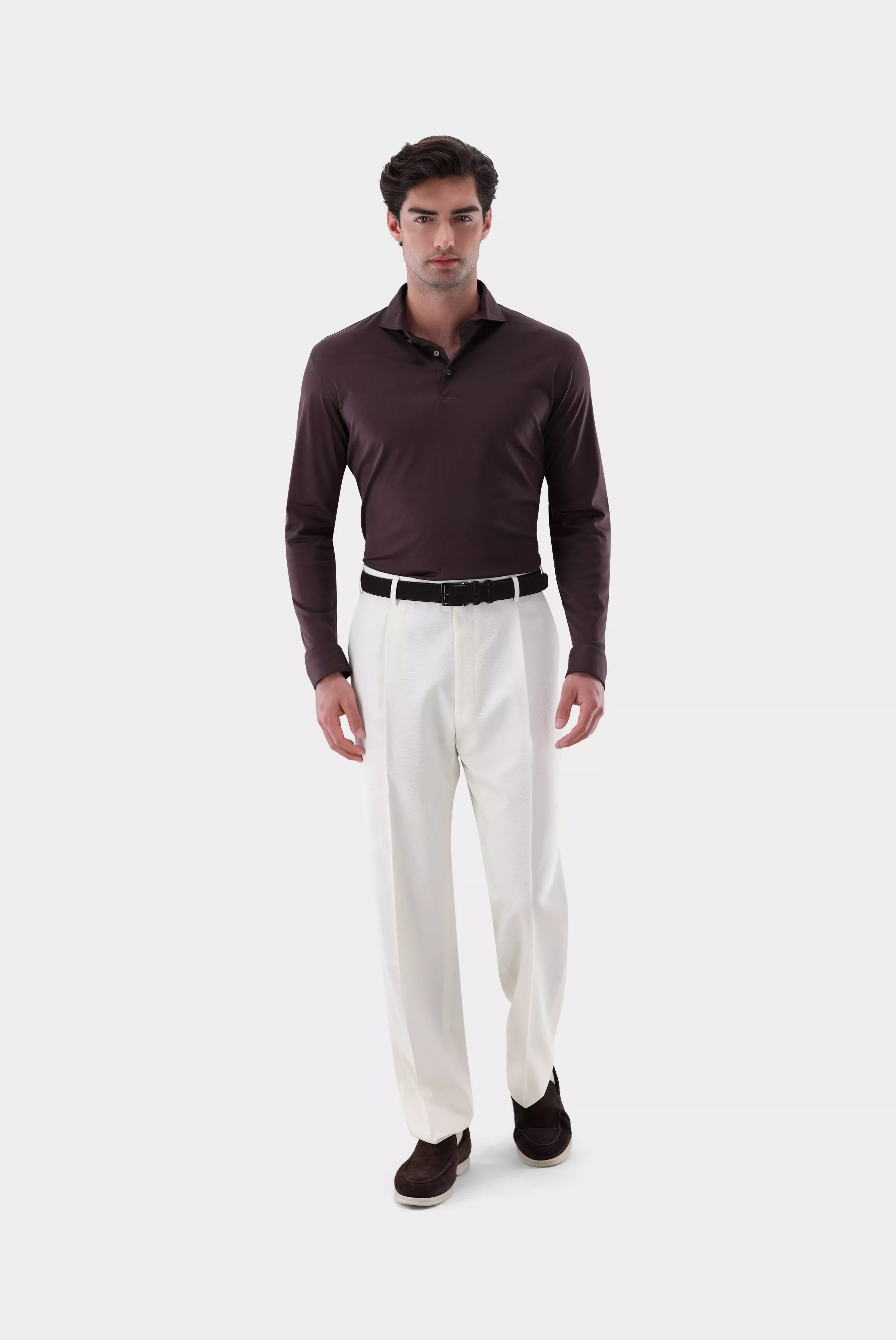 рубашка PER LSF коричневый PER-LSF_180031_180 ,photo 3