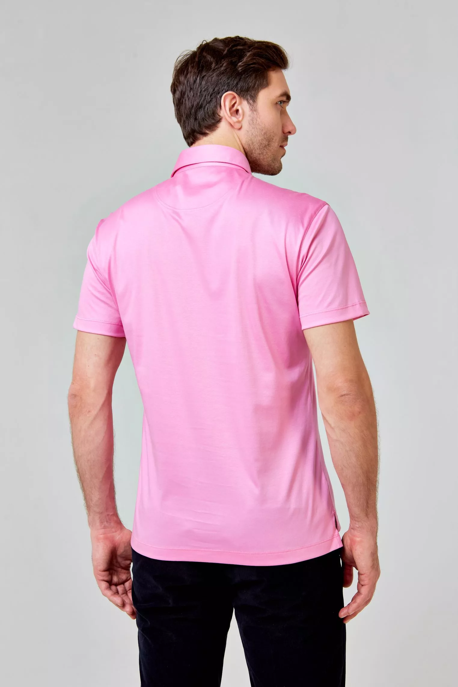 рубашка-поло M PESO розовый M-PESO_180031_530 ,photo 4