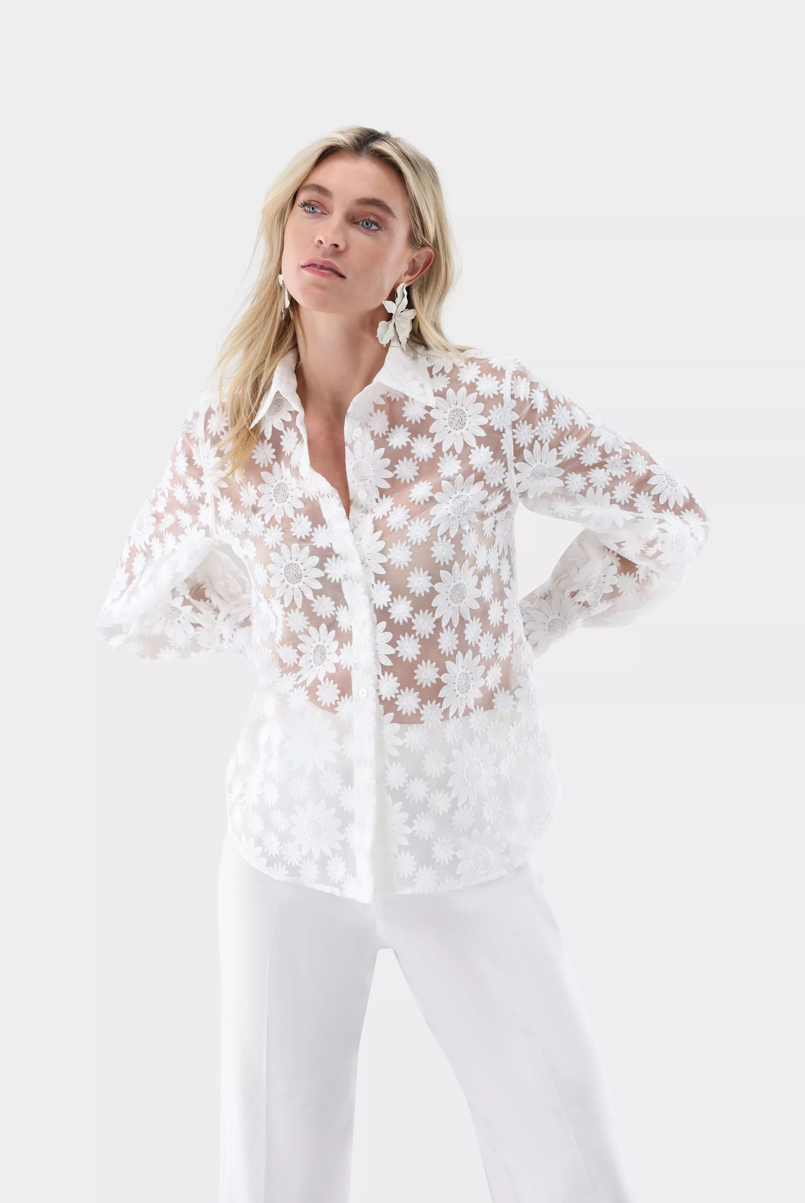 блузка CELLINA бежевый CELLINA_Z20155_100 ,photo 1