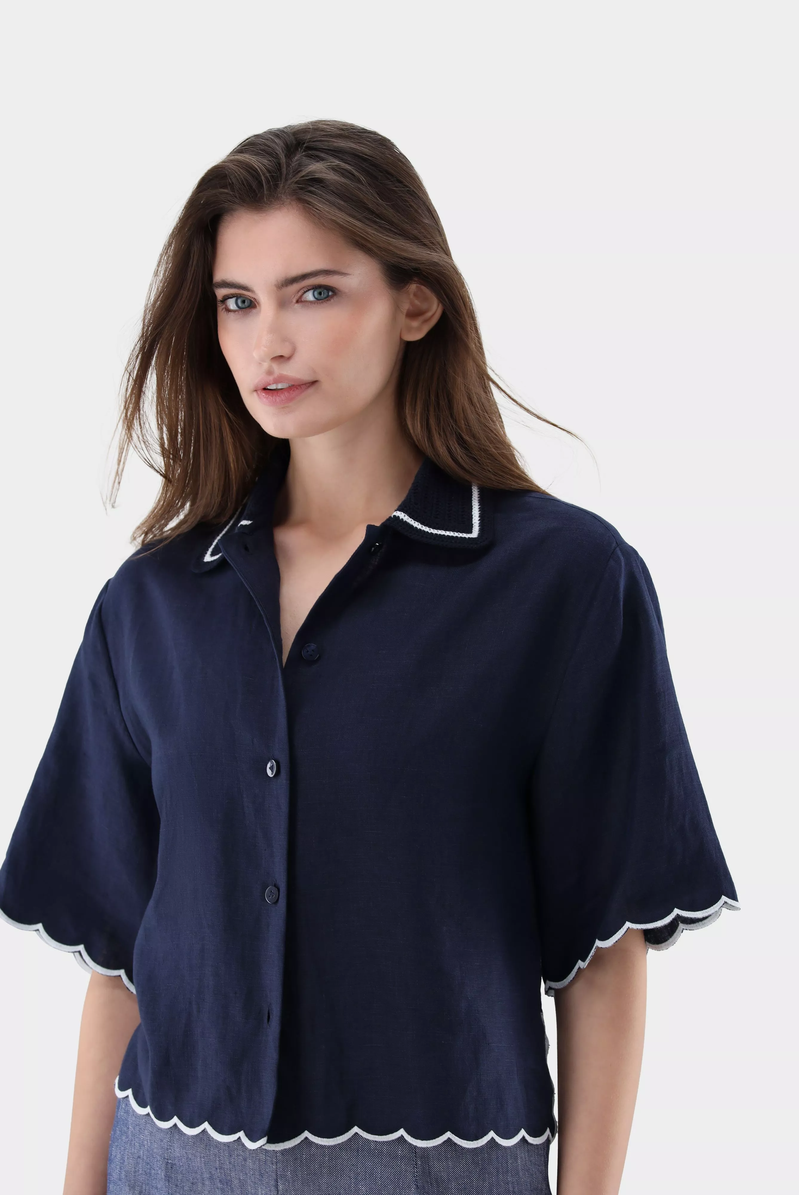 блузка TAISHA CE темно-синий TAISHA-CE_Z20143_790 ,photo 2