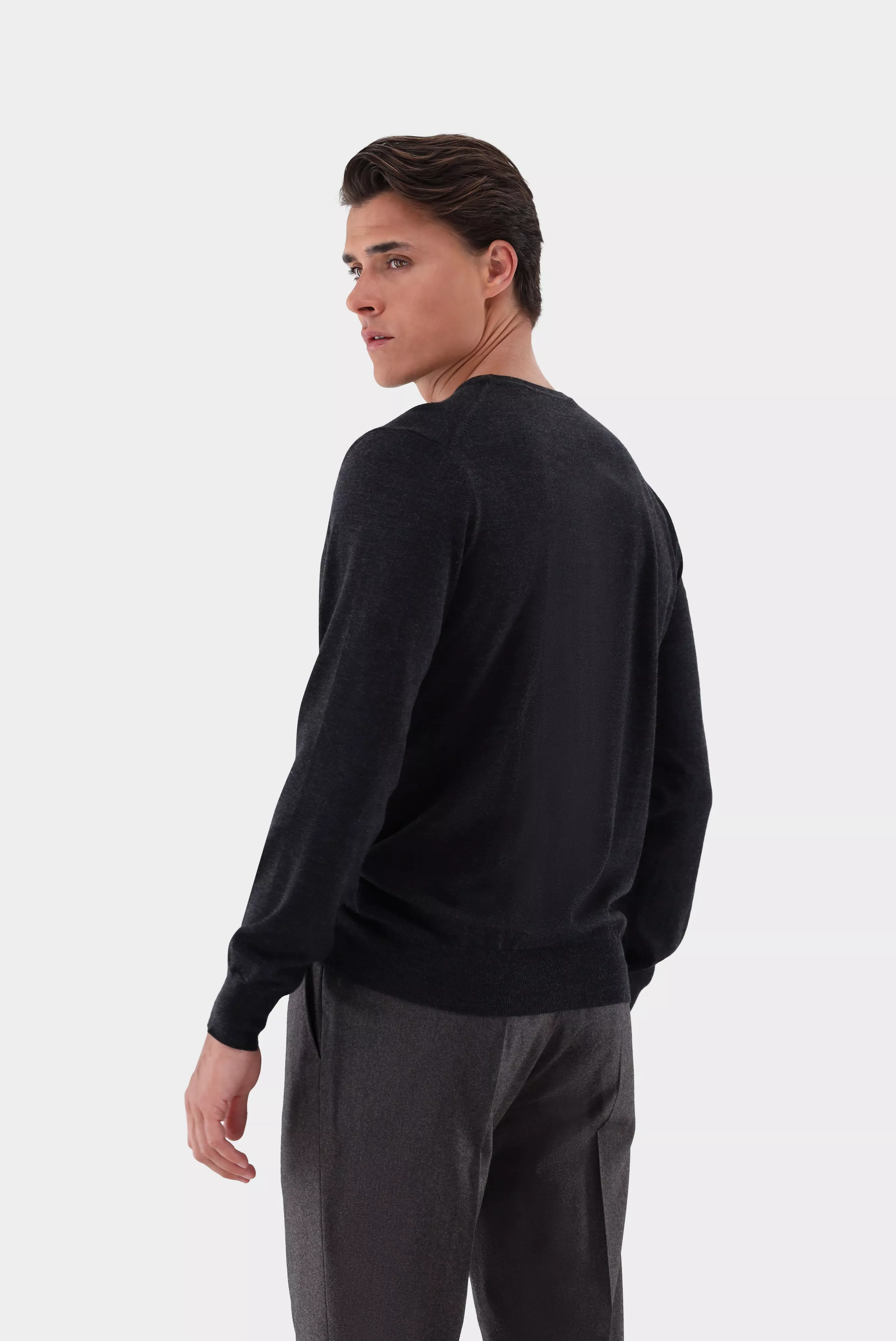 свитер SINDO серый SINDO_S00176_090 ,photo 4