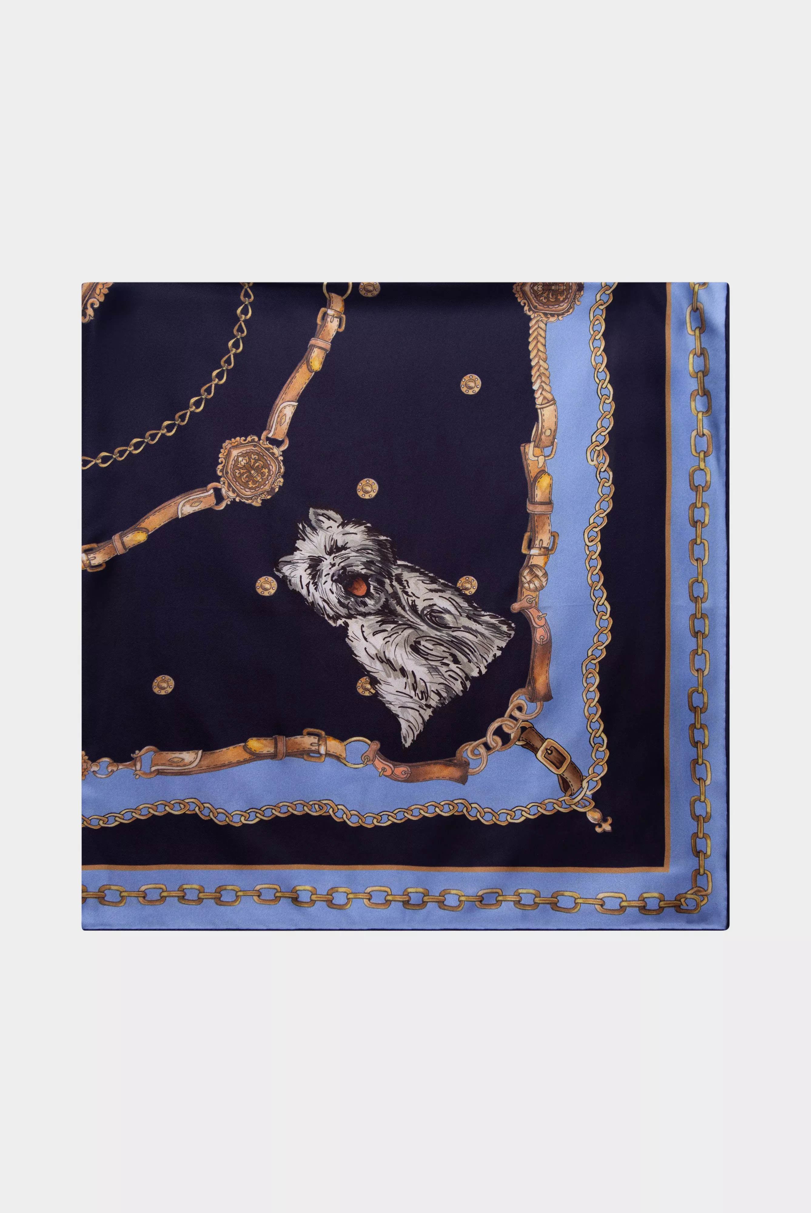 платок SAVINIA темно-синий SAVINIA_Z10479_792 ,photo 2