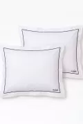 НАБОР НАВОЛОЧЕК PILLOW SET1
 цвет белый с синей окантовкой